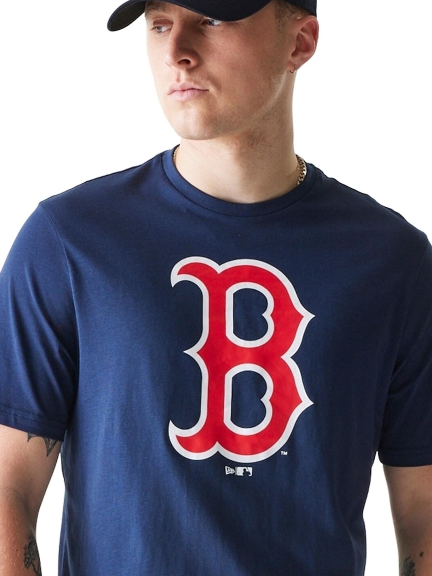 NEW ERA Camiseta 'Camiseta new era marino boston red sox nos mlb regular tee bosred'  azul – imagen 4