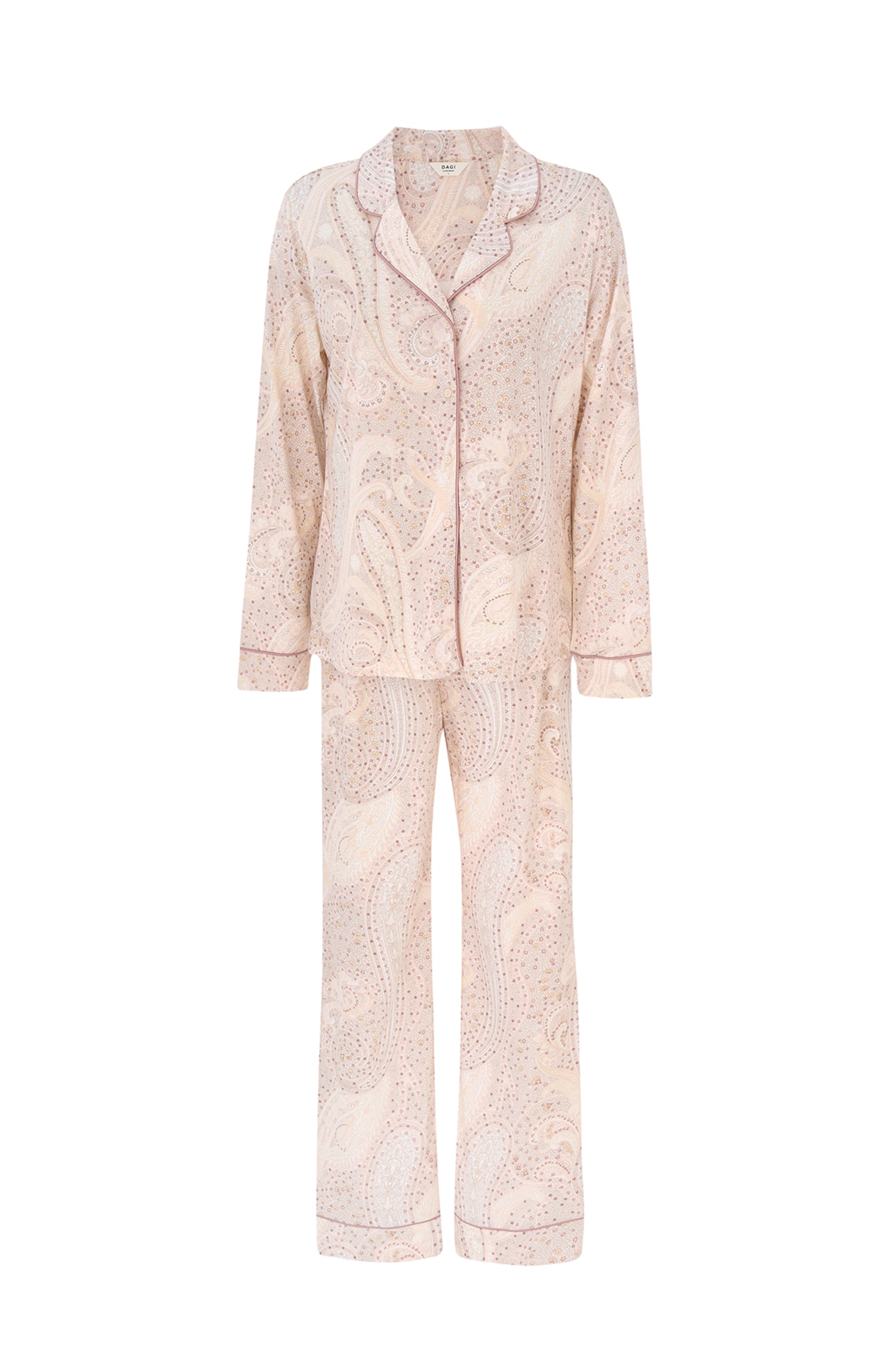 Dagi Pijama  roz pudră / roz deschis