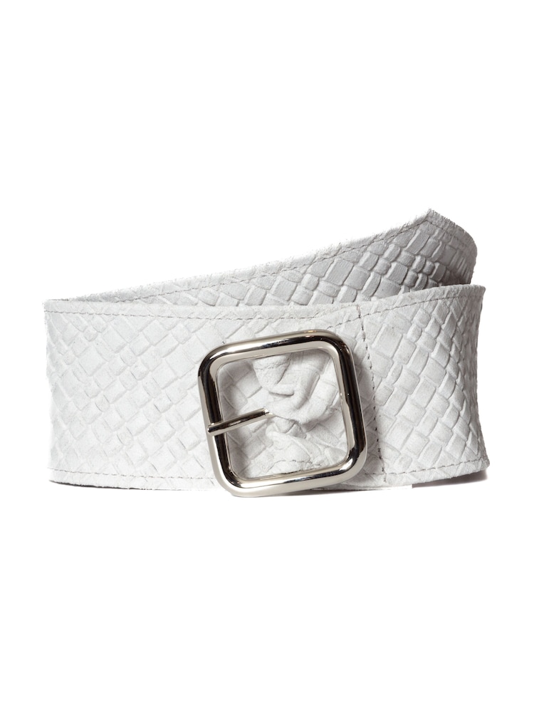 BA98 Gürtel Damen Größe 80 weiß