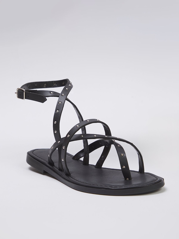 Trendyol Zehentrenner Damen Größe 40 schwarz