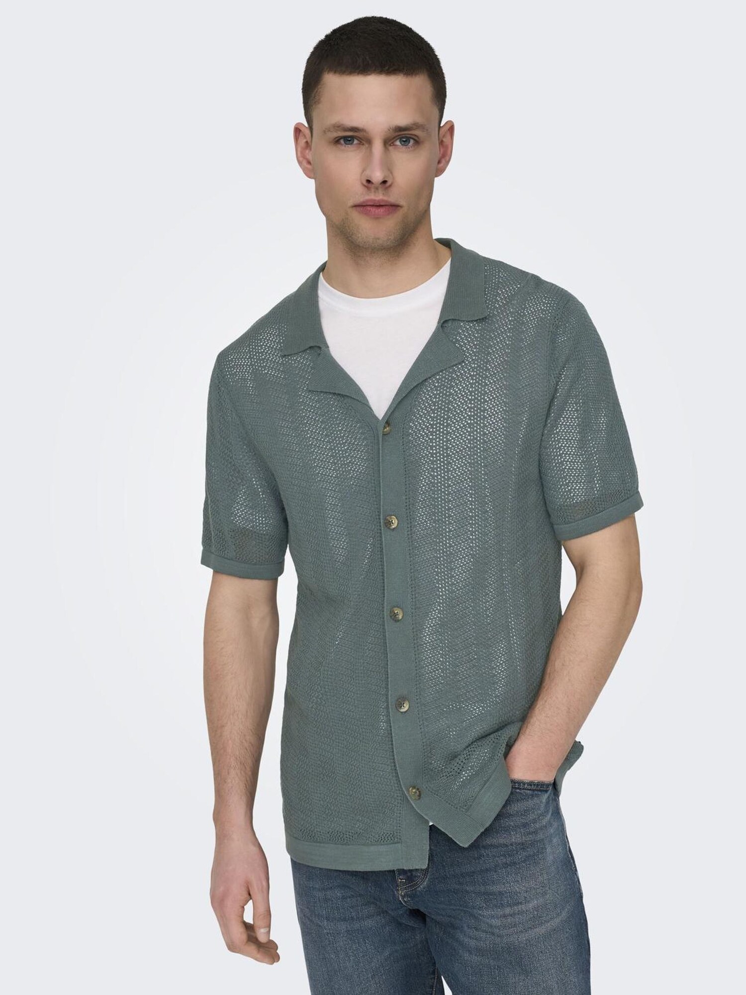 Only & Sons Kardigán 'ONSDiego' nefritová (obrázok 6)