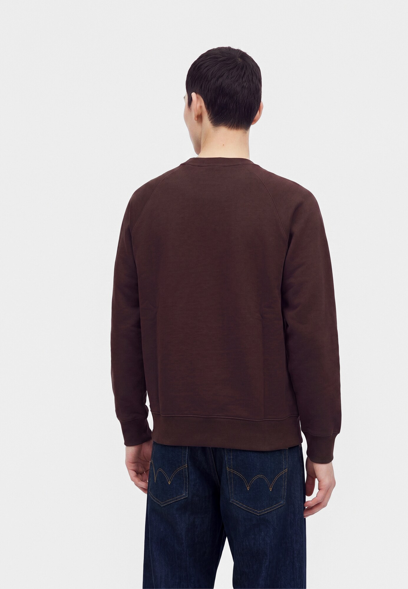 Carhartt WIP Sudadera 'Chase' chocolate – imagen 3