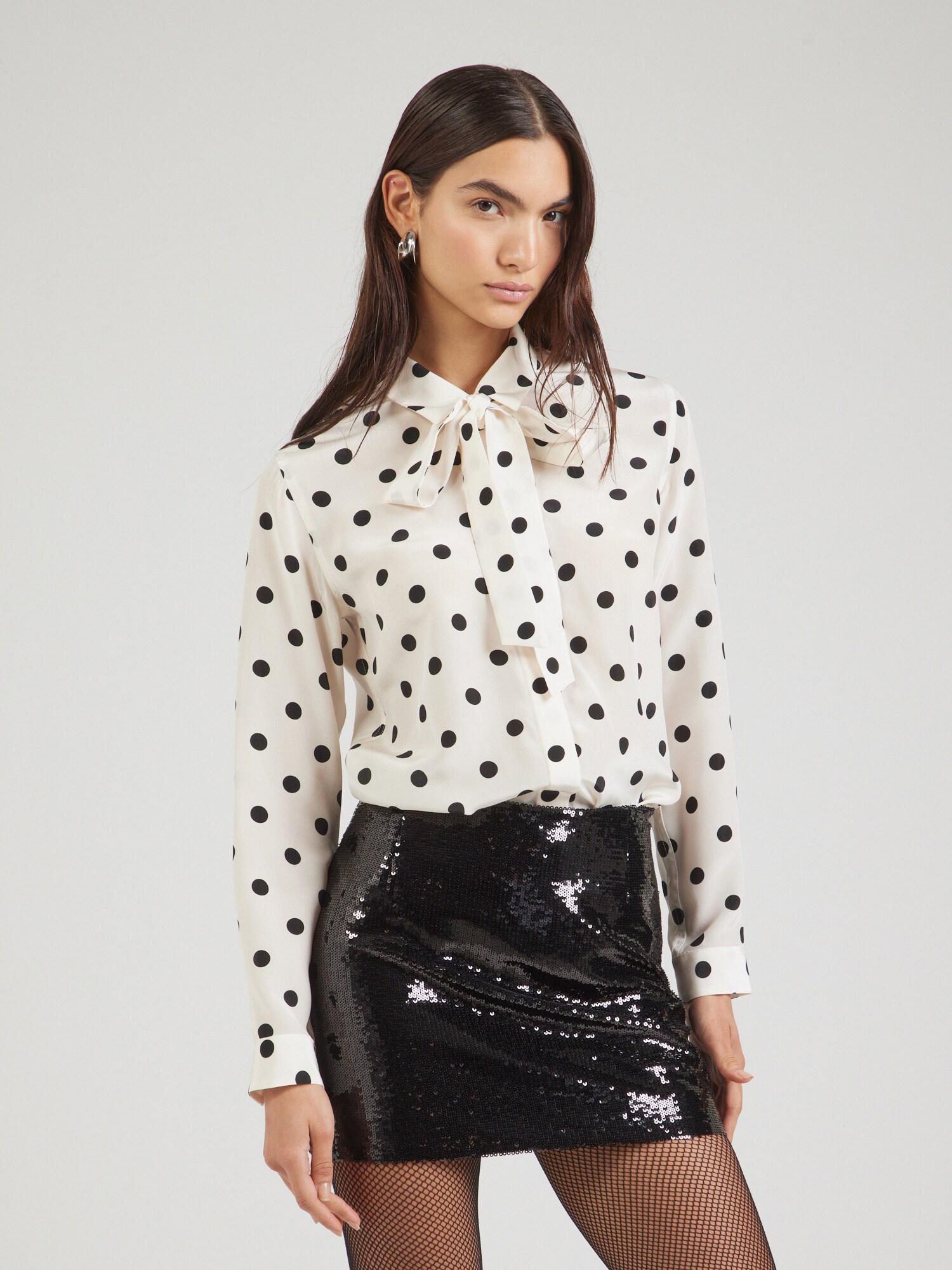 The Kooples Blúz  fekete / fehér termék 2. képe