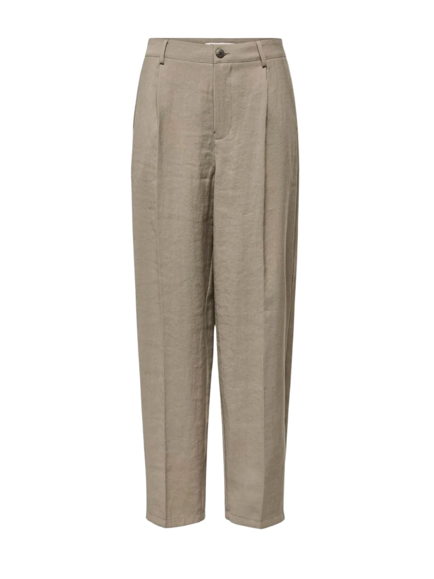 ONLY Pantalón 'ONLRINIA LIFE HW BARRIEL PANTALONE' beige oscuro