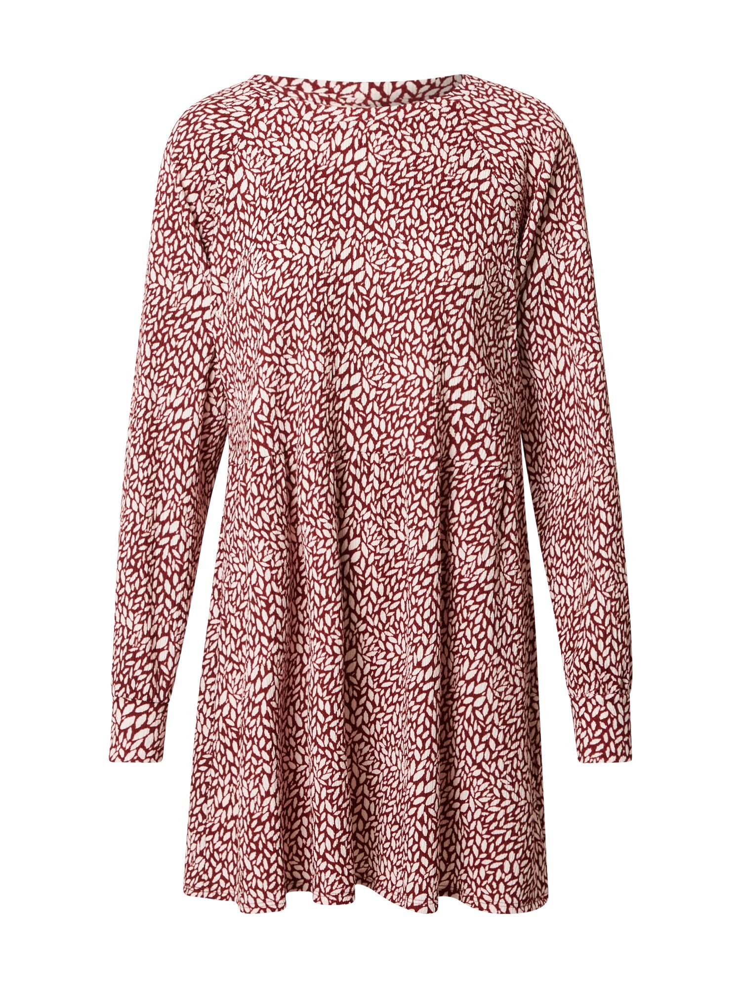 Miss Selfridge Šaty 'Smock'  burgundská / biela