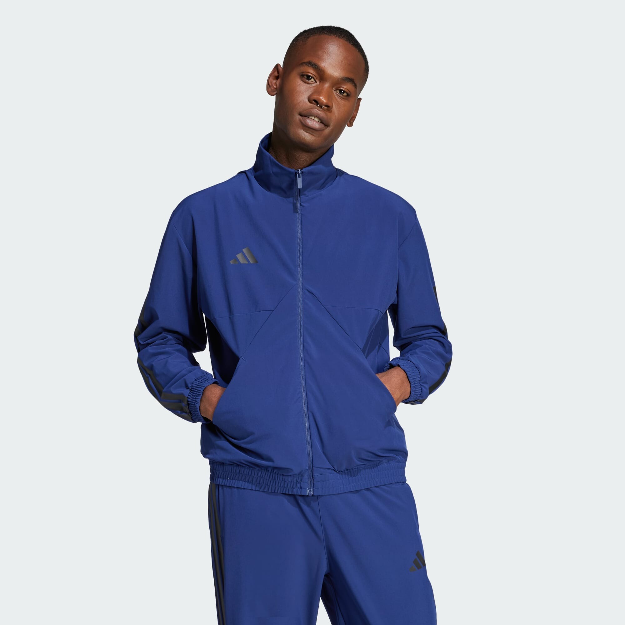 ADIDAS SPORTSWEAR Funkcionális dzseki 'House Of Tiro'  encián / fekete termék 2. képe