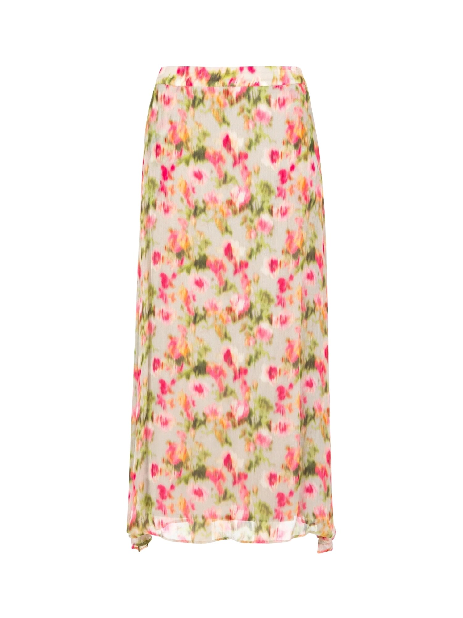 Coster Copenhagen Falda verde / verde pastel / coral / rosa