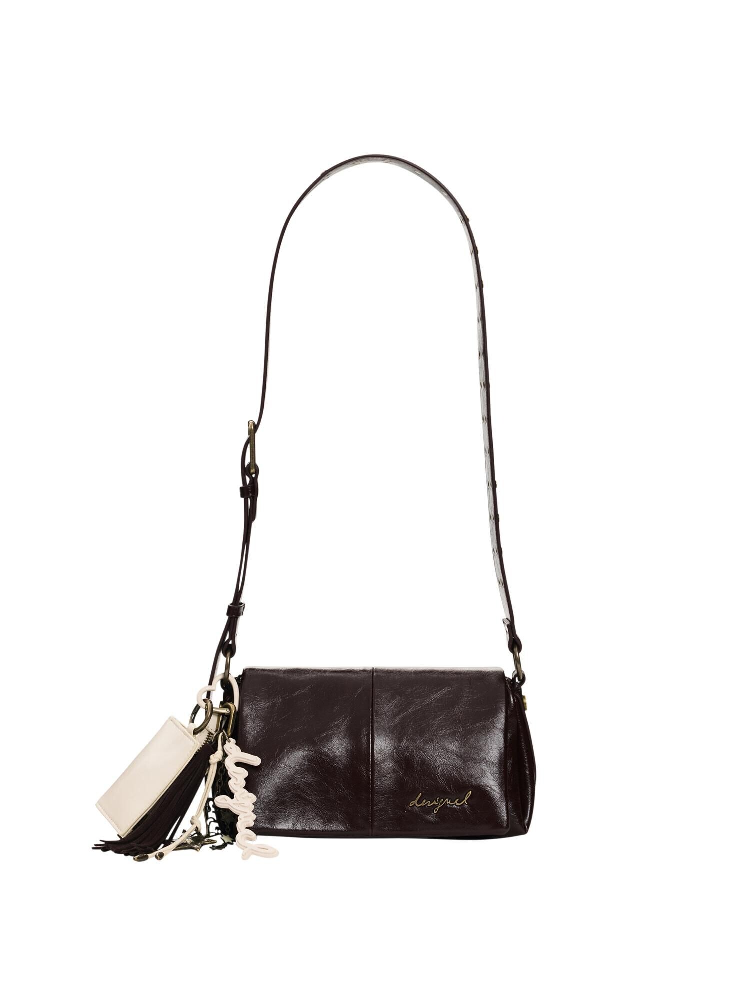 Desigual Geantă de umăr  maro închis