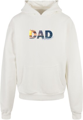 Merchcode Sweatshirt ‘For The Best Dad’ Blauw / Geel / Oranje / Wit