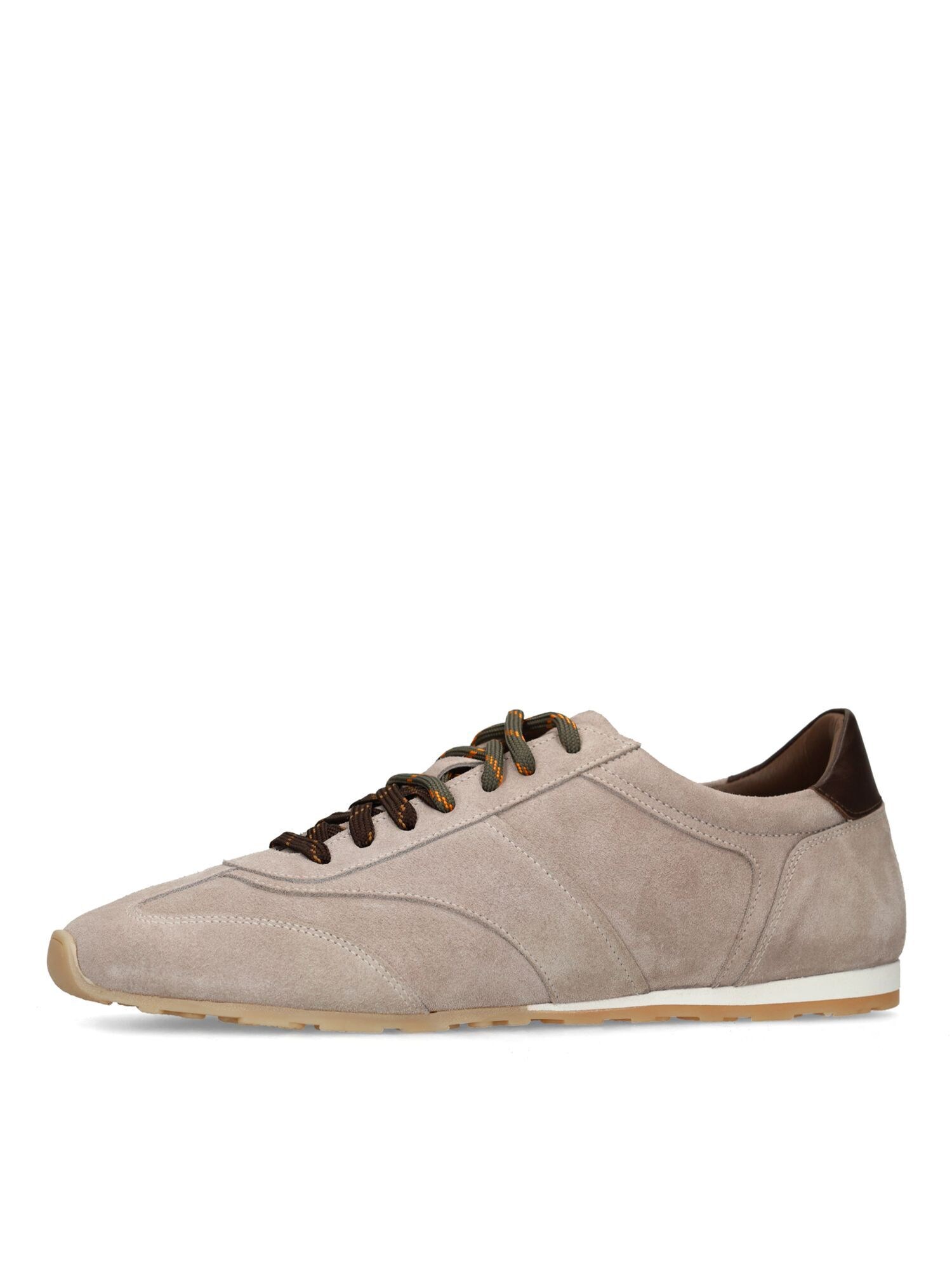 Manfield Sneakers Laag Bruin / Grijs