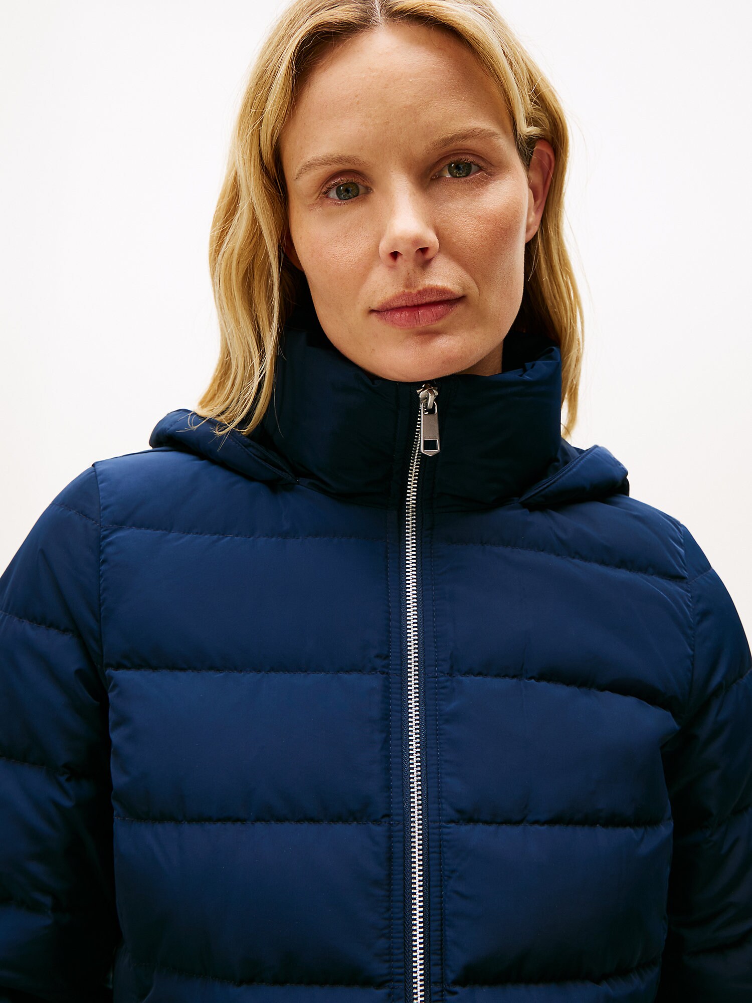 TOMMY HILFIGER Zimná bunda béžová melírovaná / námornícka modrá (obrázok 3)