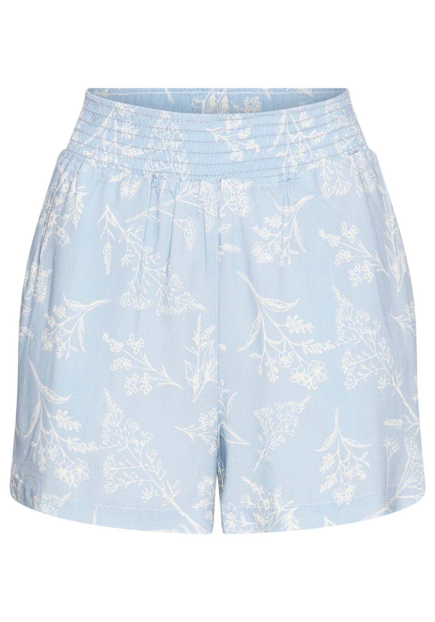 LASCANA Pantaloni de pijama albastru deschis / alb