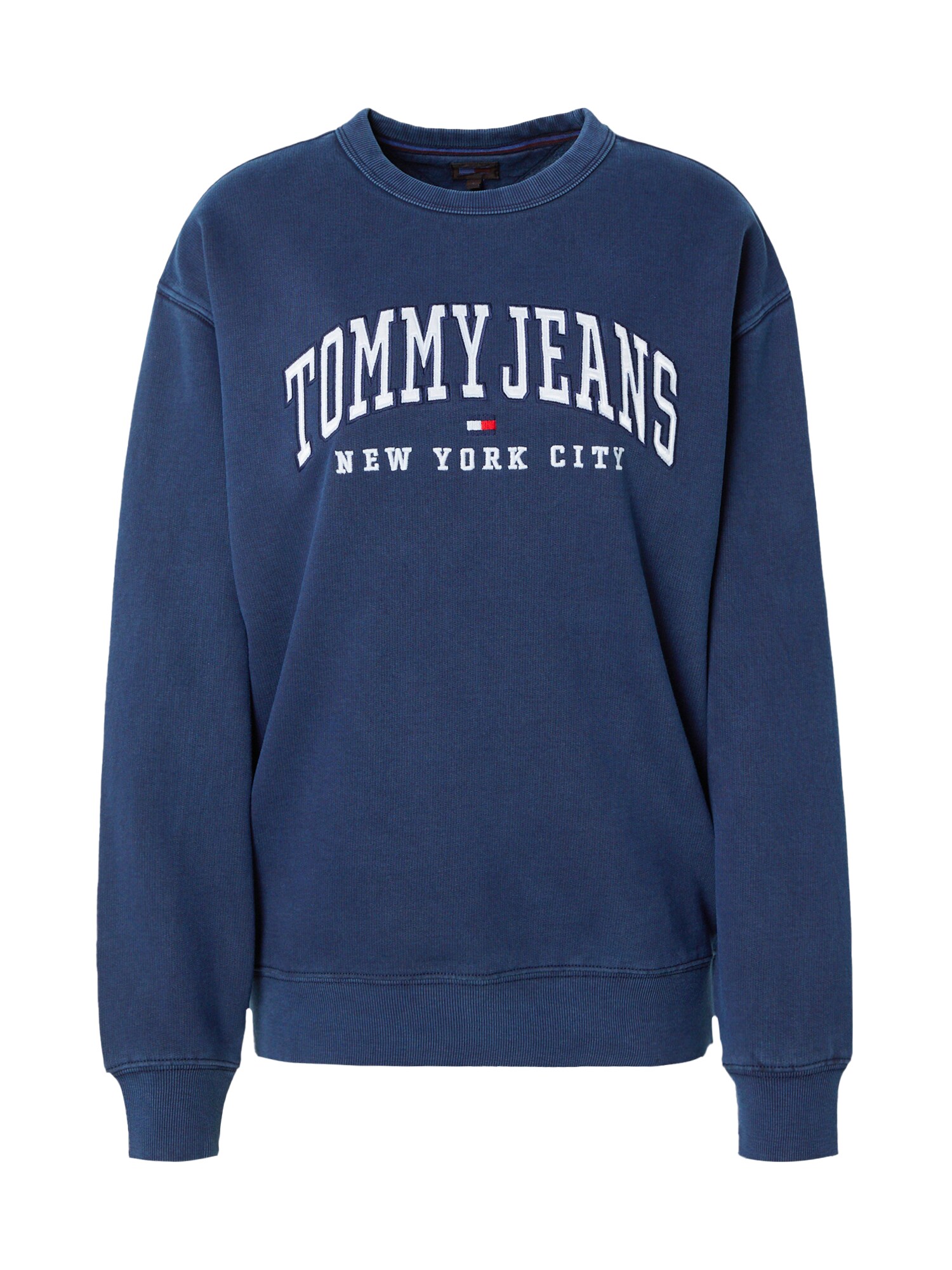 Tommy Jeans Mikina  námornícka modrá / krvavo červená / biela