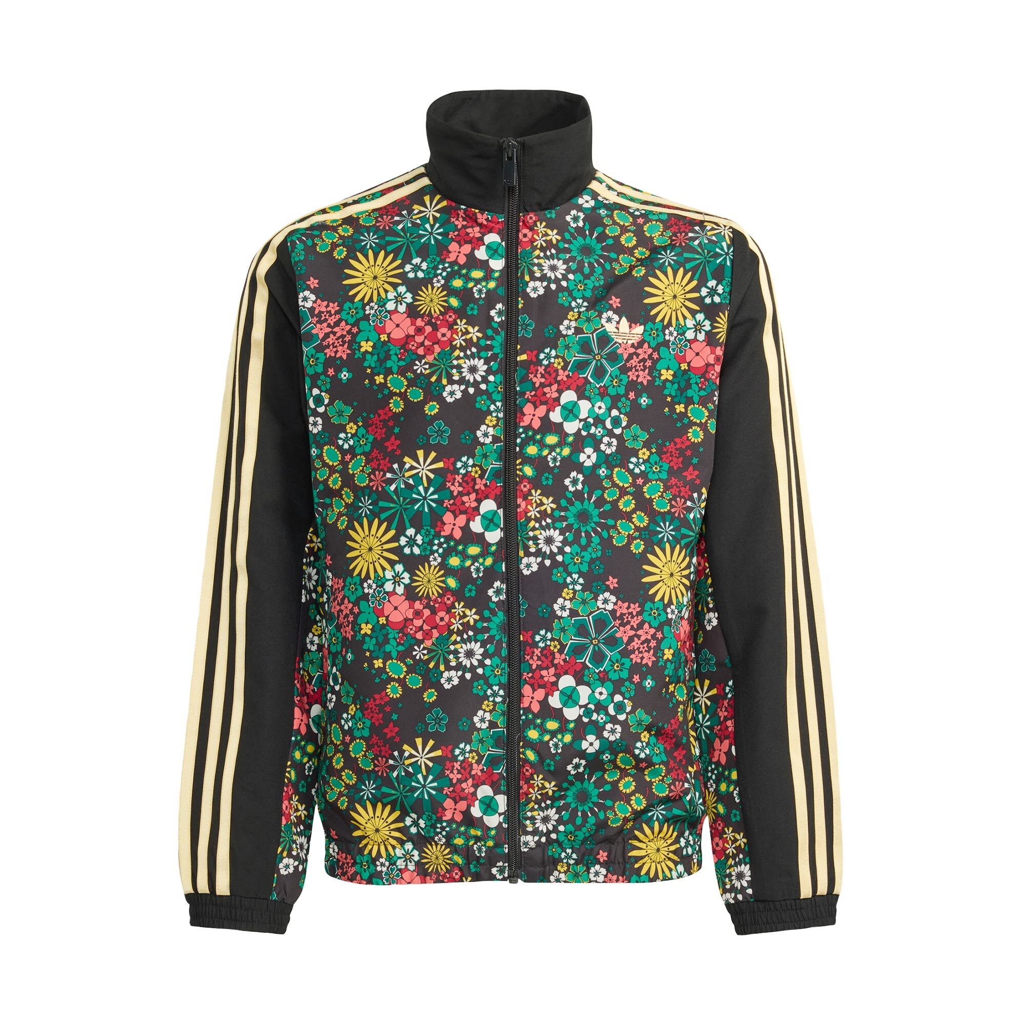 ADIDAS ORIGINALS Geacă de primăvară-toamnă Adidas Originals x Liberty London  galben / verde iarbă / negru / alb