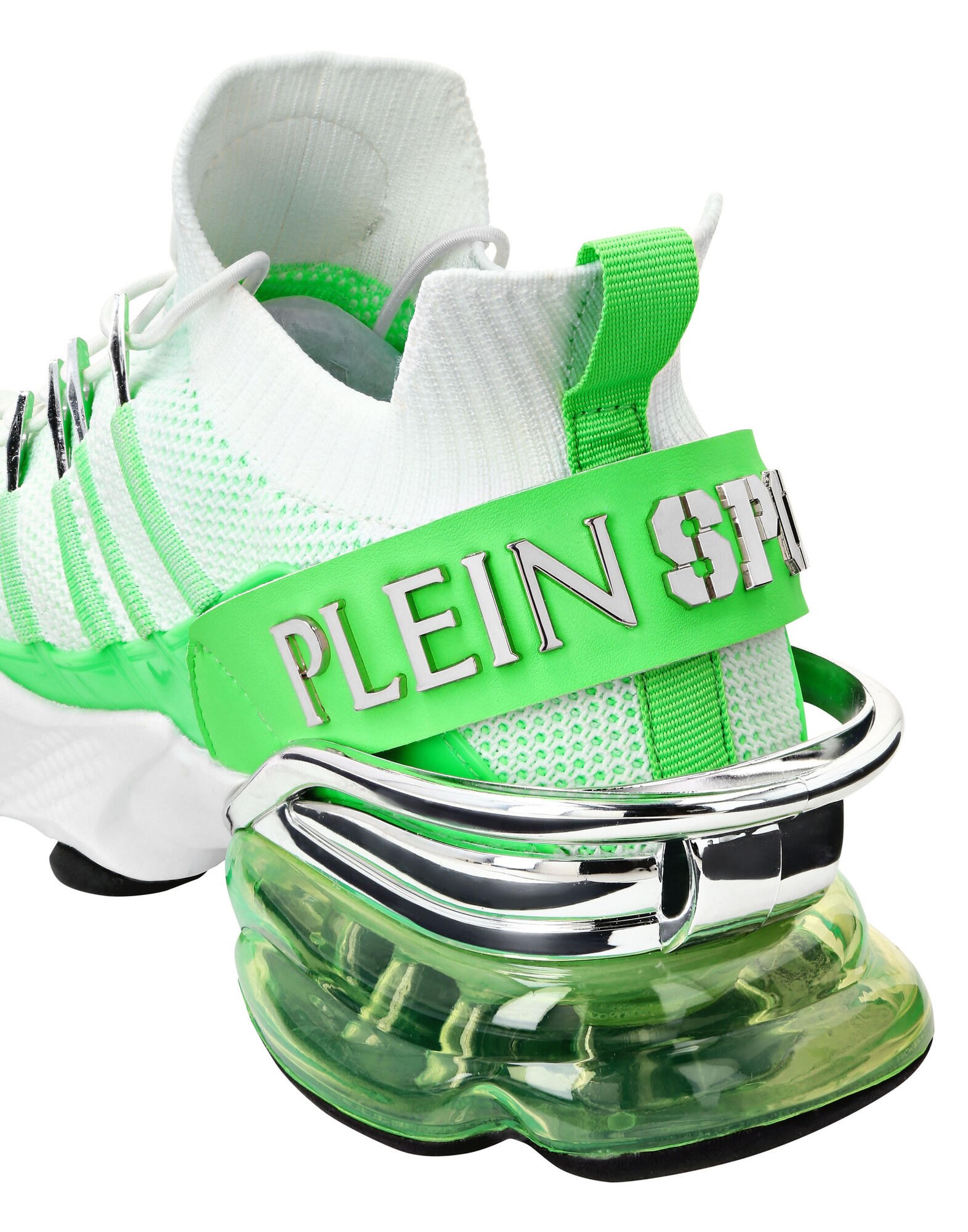 Plein Sport Zapatillas deportivas bajas 'Tiger Attack Gen. X.04' verde / blanco – imagen 2