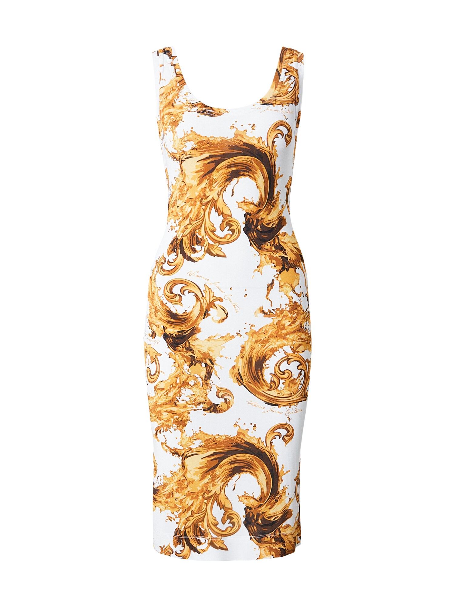 Versace Jeans Couture Haljina  zlatna / bijela