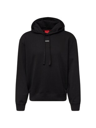 HUGO Sweatshirt ‘Dapo’ Zwart / Wit