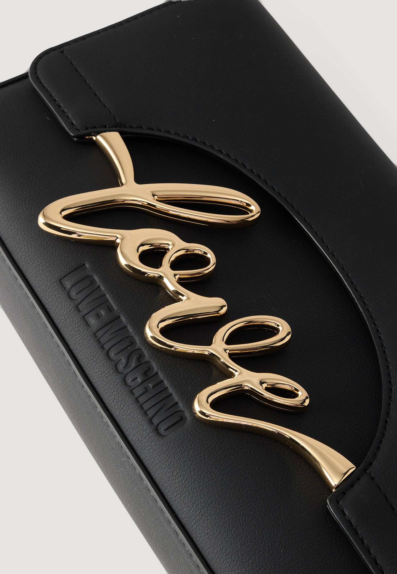 Love Moschino Bolso de hombro oro / negro – imagen 3