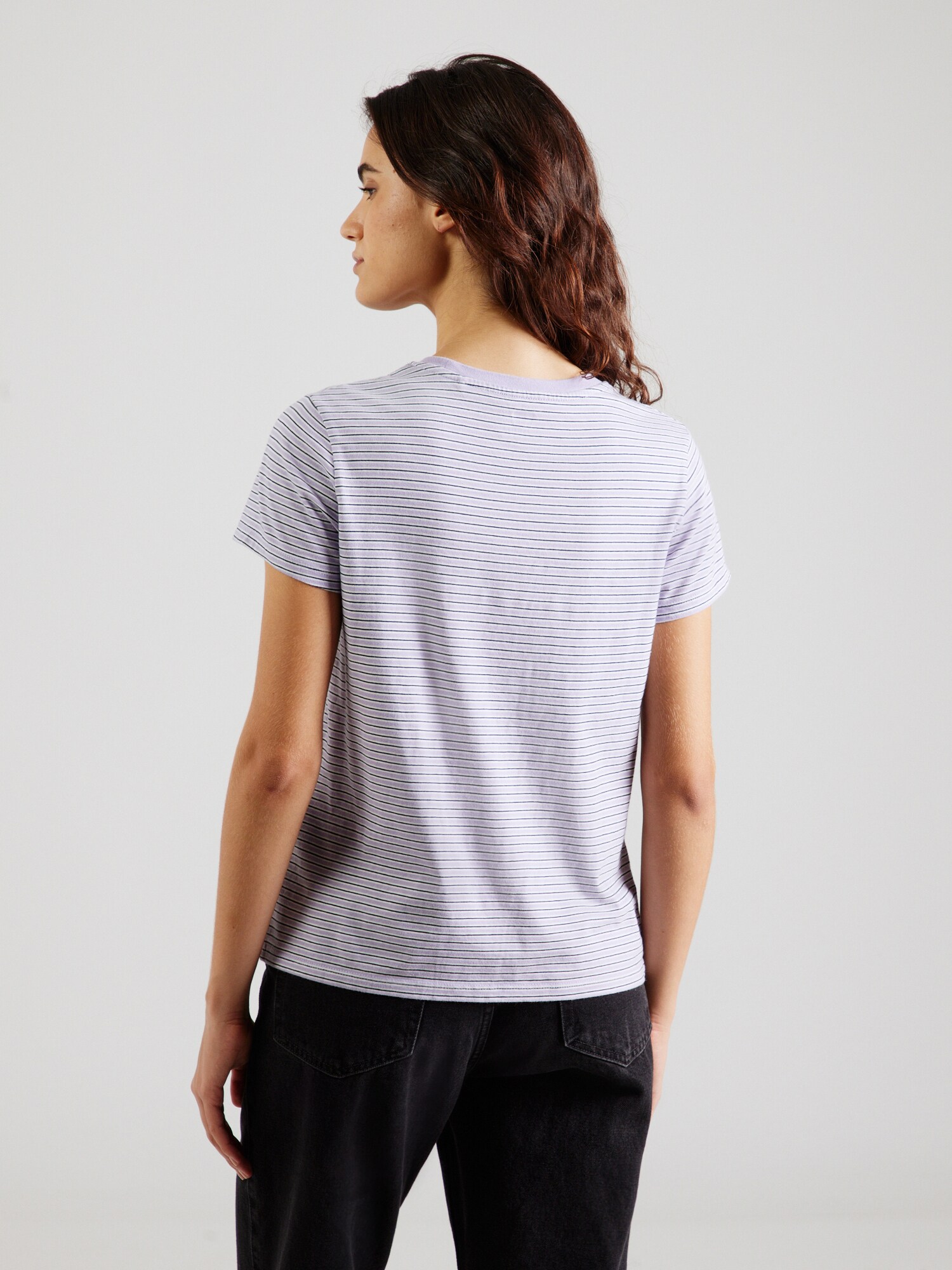 LEVI'S ® Tričko 'The Perfect Tee' dymovo modrá / čierna / biela (obrázok 3)
