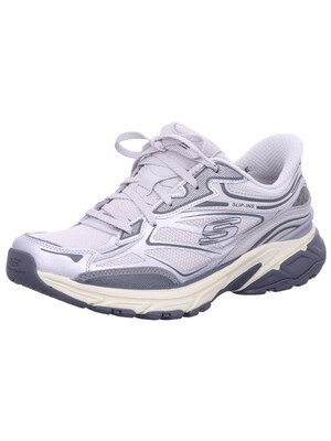 SKECHERS Zapatillas deportivas bajas 'Slipper Damen 150710 SIL Kunststoff (Synthetik) in grau'  gris