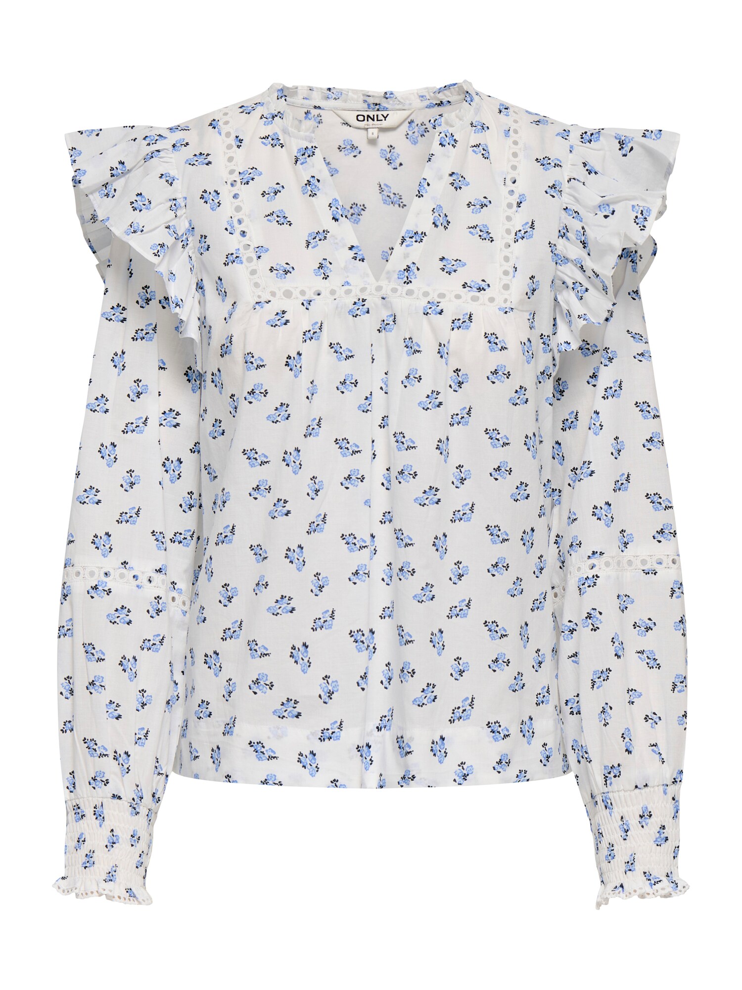 ONLY Bluză ONLIdris  albastru marin / albastru regal / albastru deschis / alb