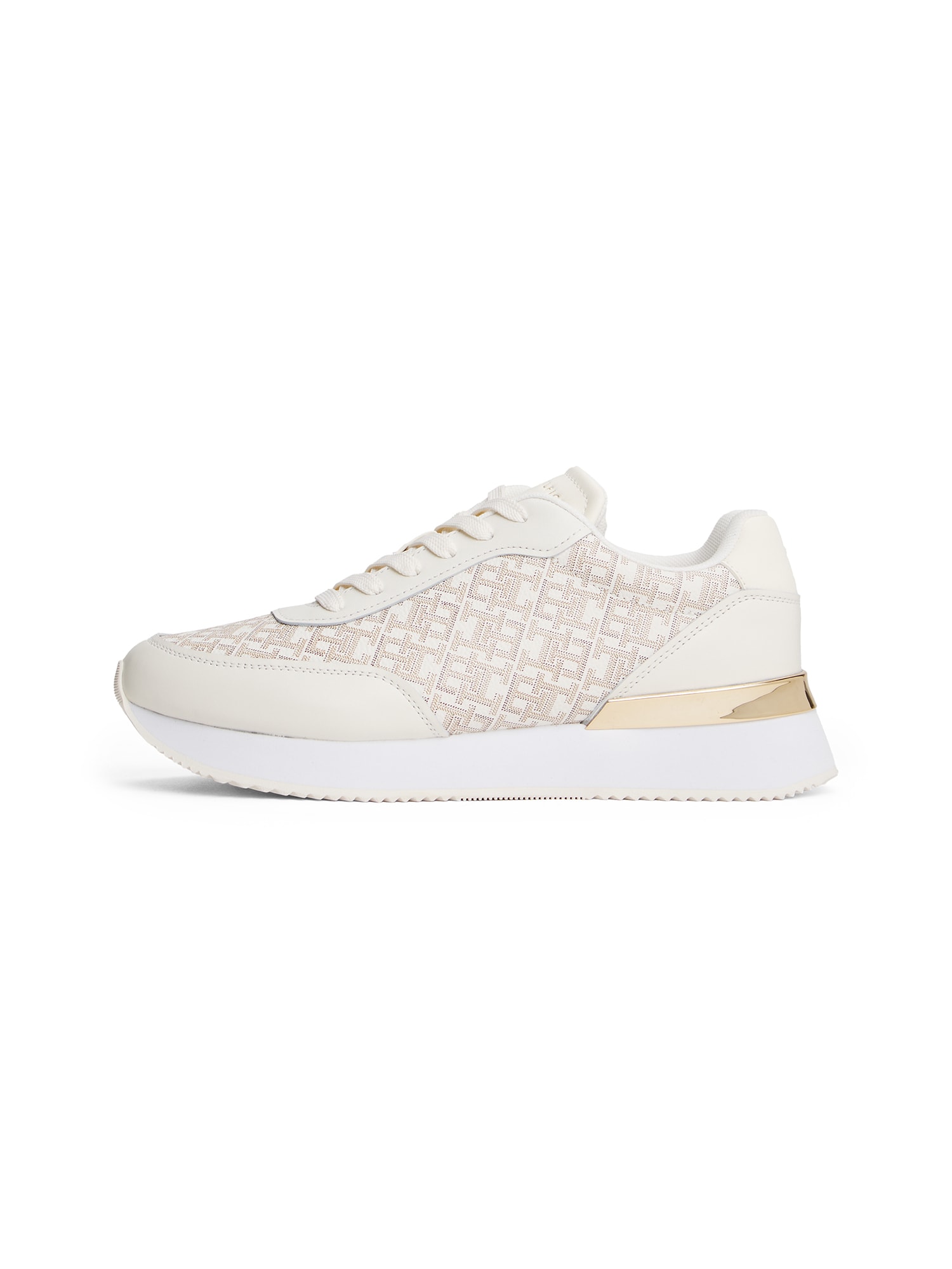 TOMMY HILFIGER Sneaker low  maro / maro închis / alb