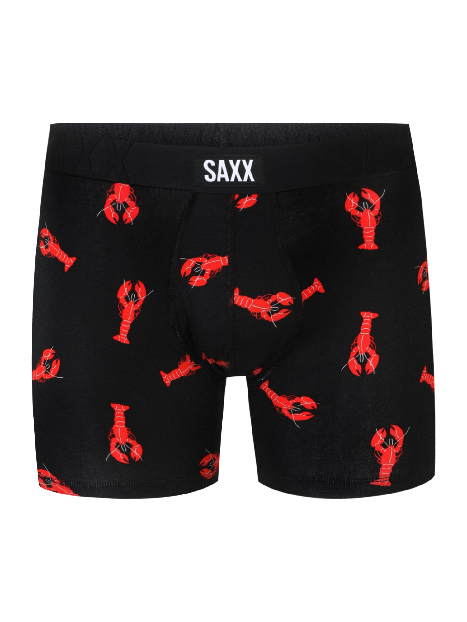 SAXX Sportinės trumpikės 'UNDERCOVER' juoda / raudona / balta