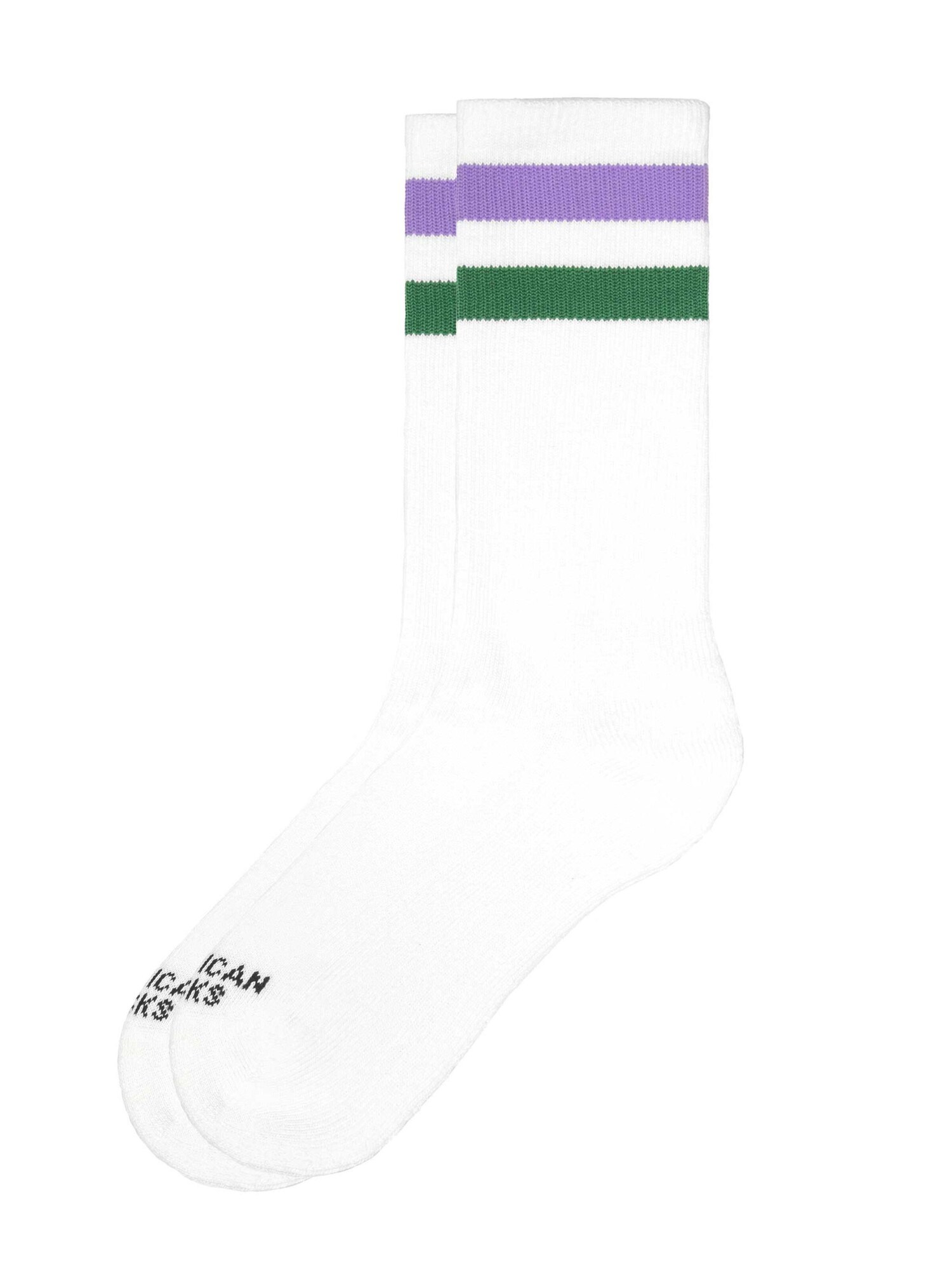 American Socks Calcetines 'Joker - Mid High'  blanco