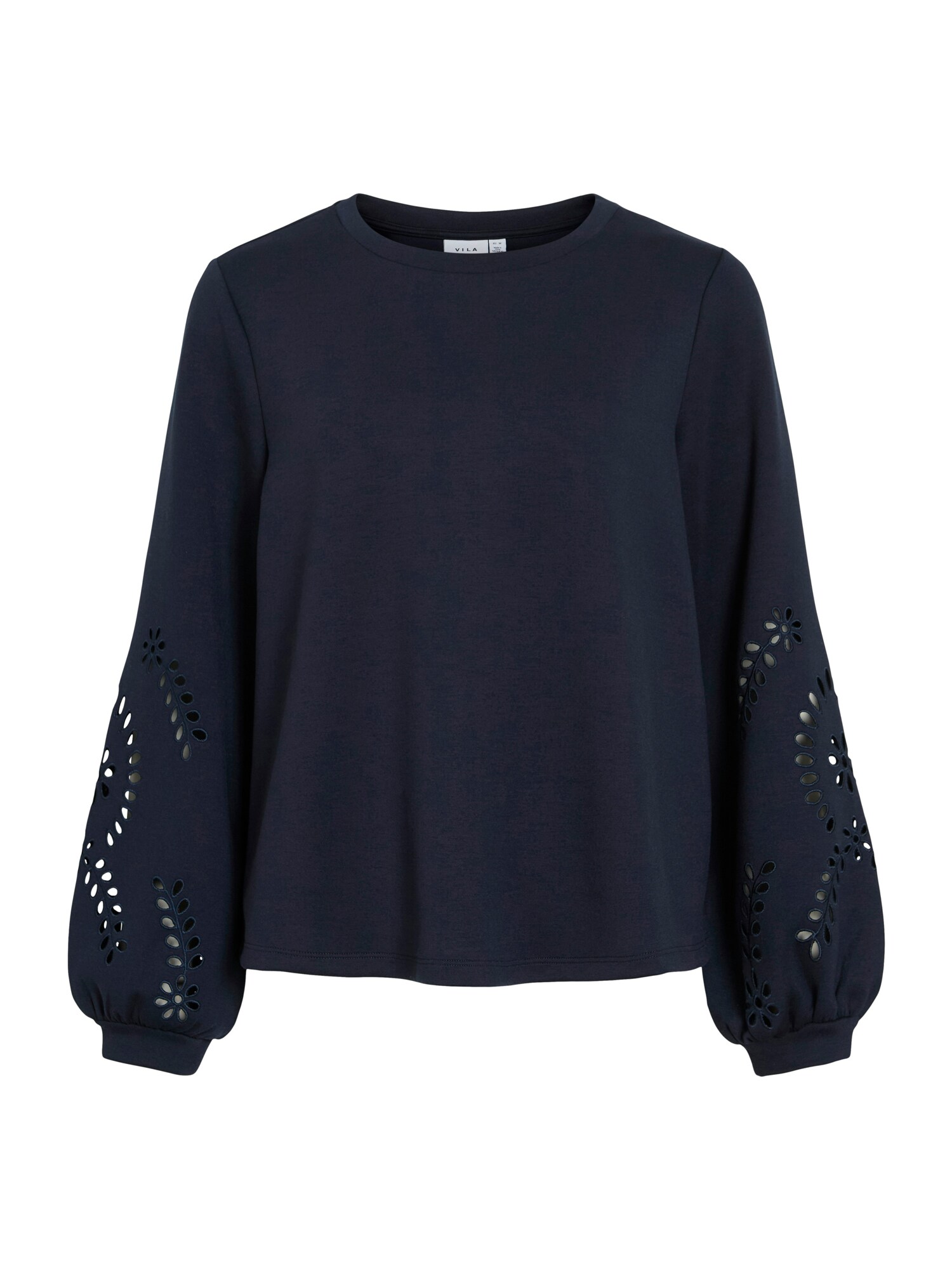 VILA Bluză de molton VISandy  bleumarin