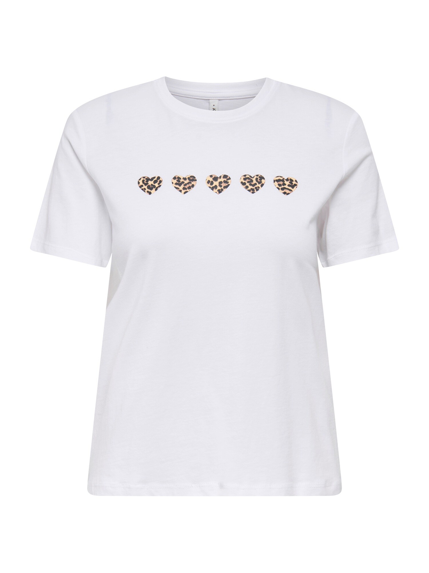 ONLY Tricou ONLMIA  bej / negru / alb