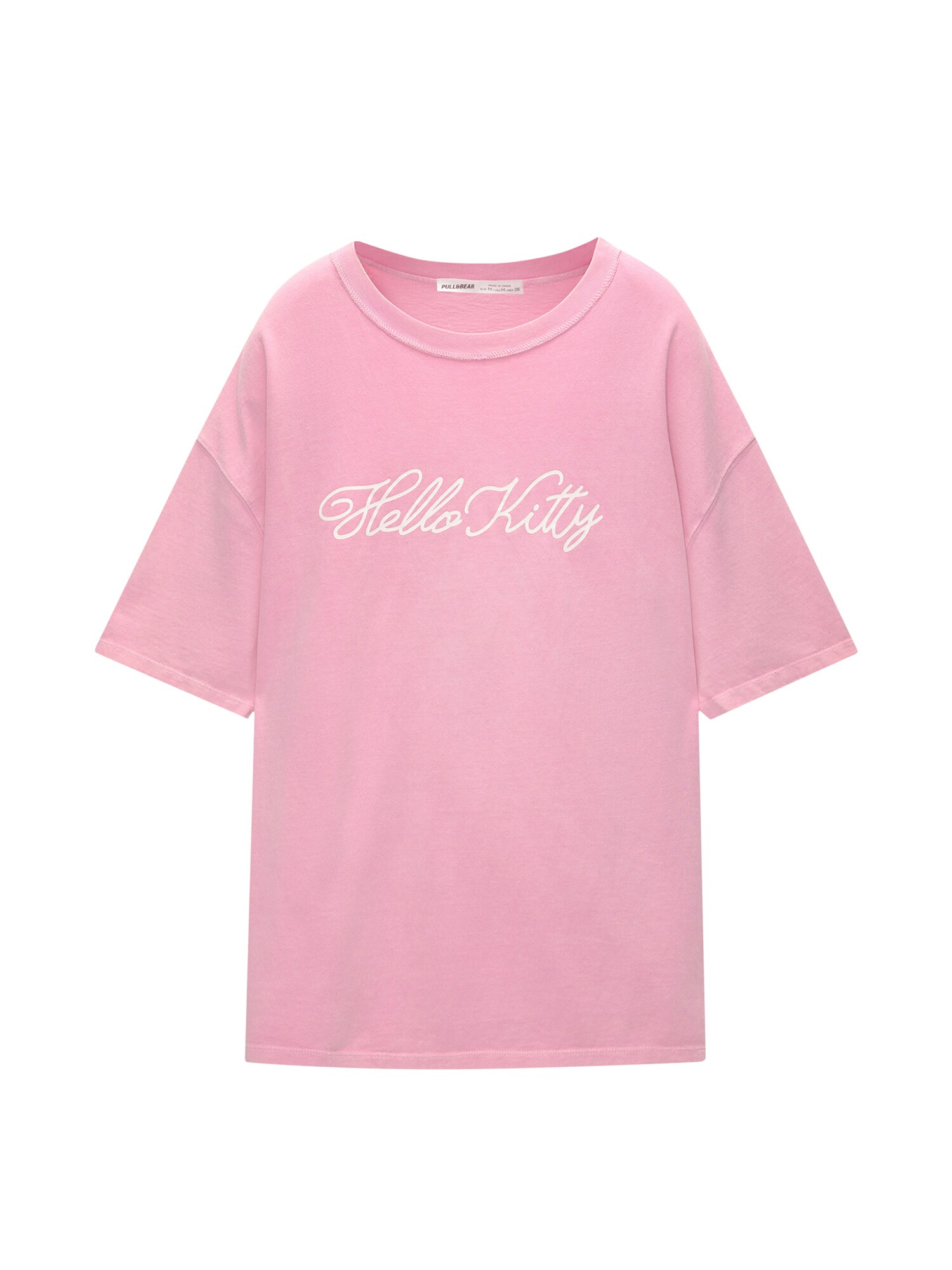 Pull&Bear Póló 'HELLO KITTY'  rózsaszín / fehér