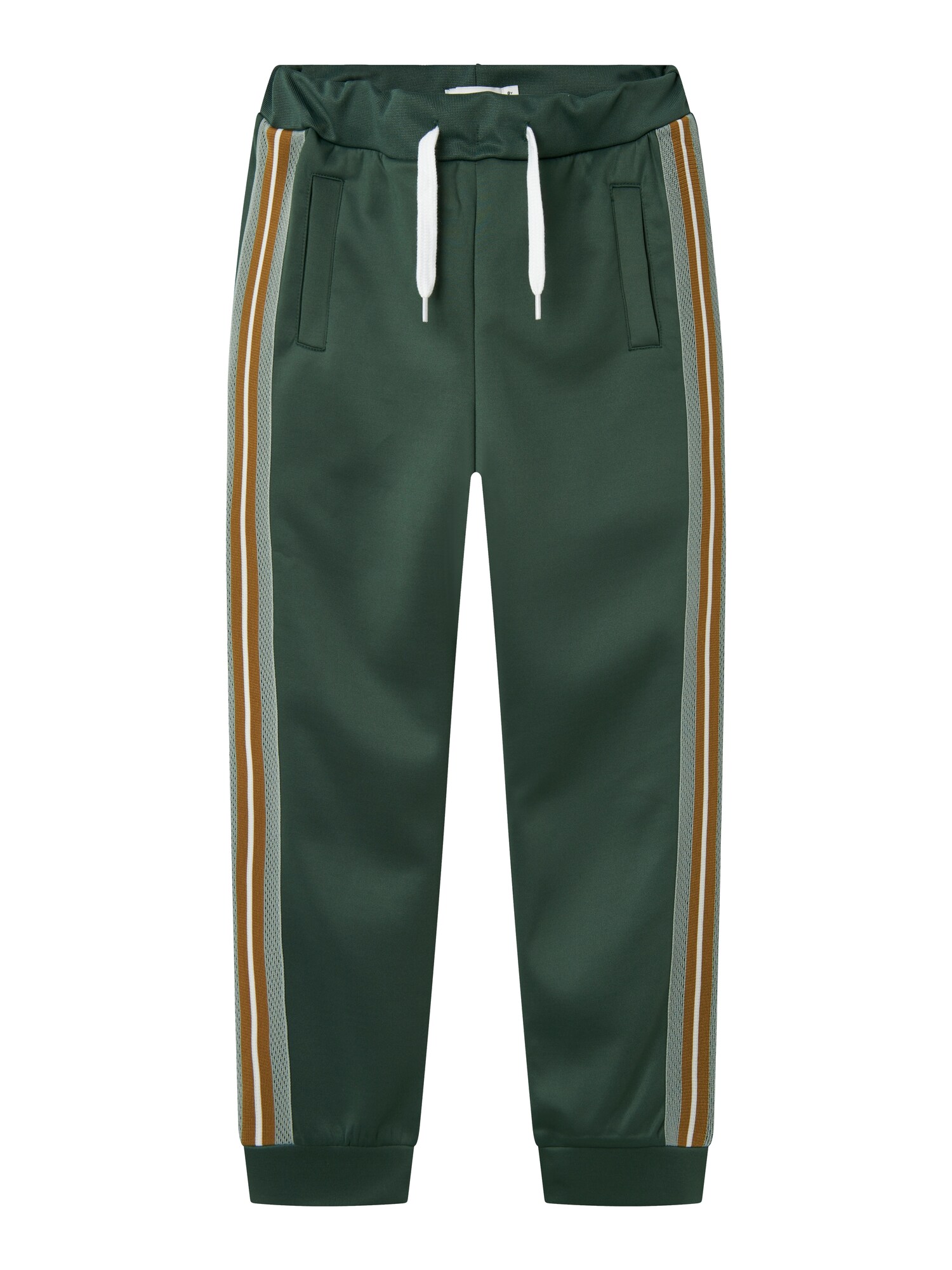 NAME IT Pantaloni NKMLANCER  maro caramel / verde pastel / verde închis / alb murdar