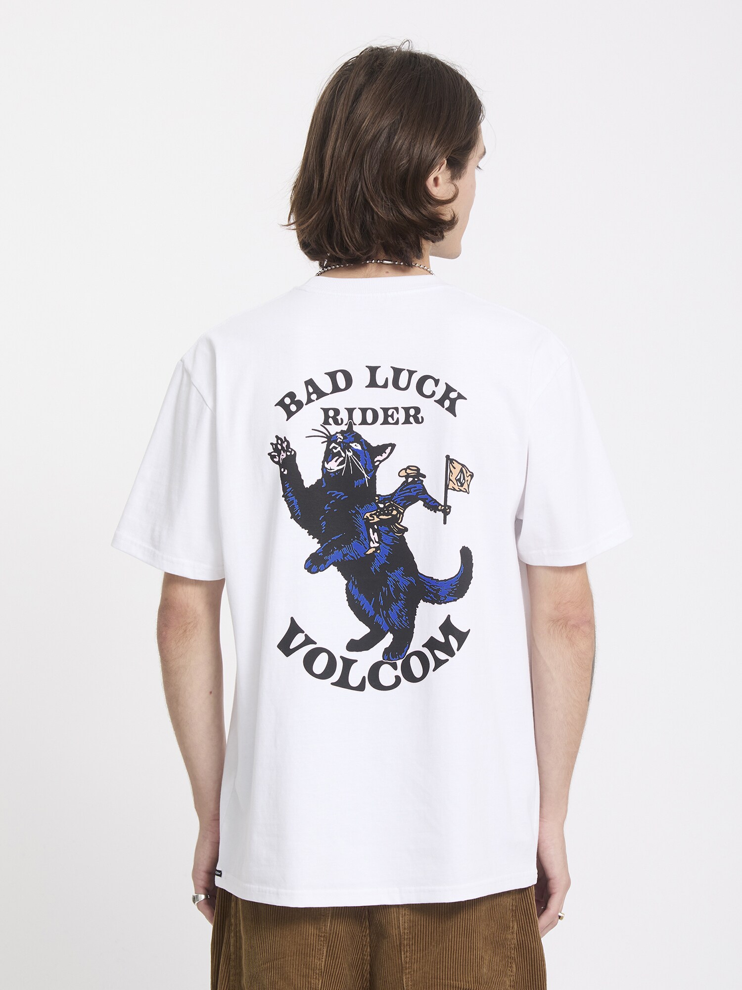 Volcom Camiseta 'Bad Luck'  beige / azul / negro / blanco – imagen 3