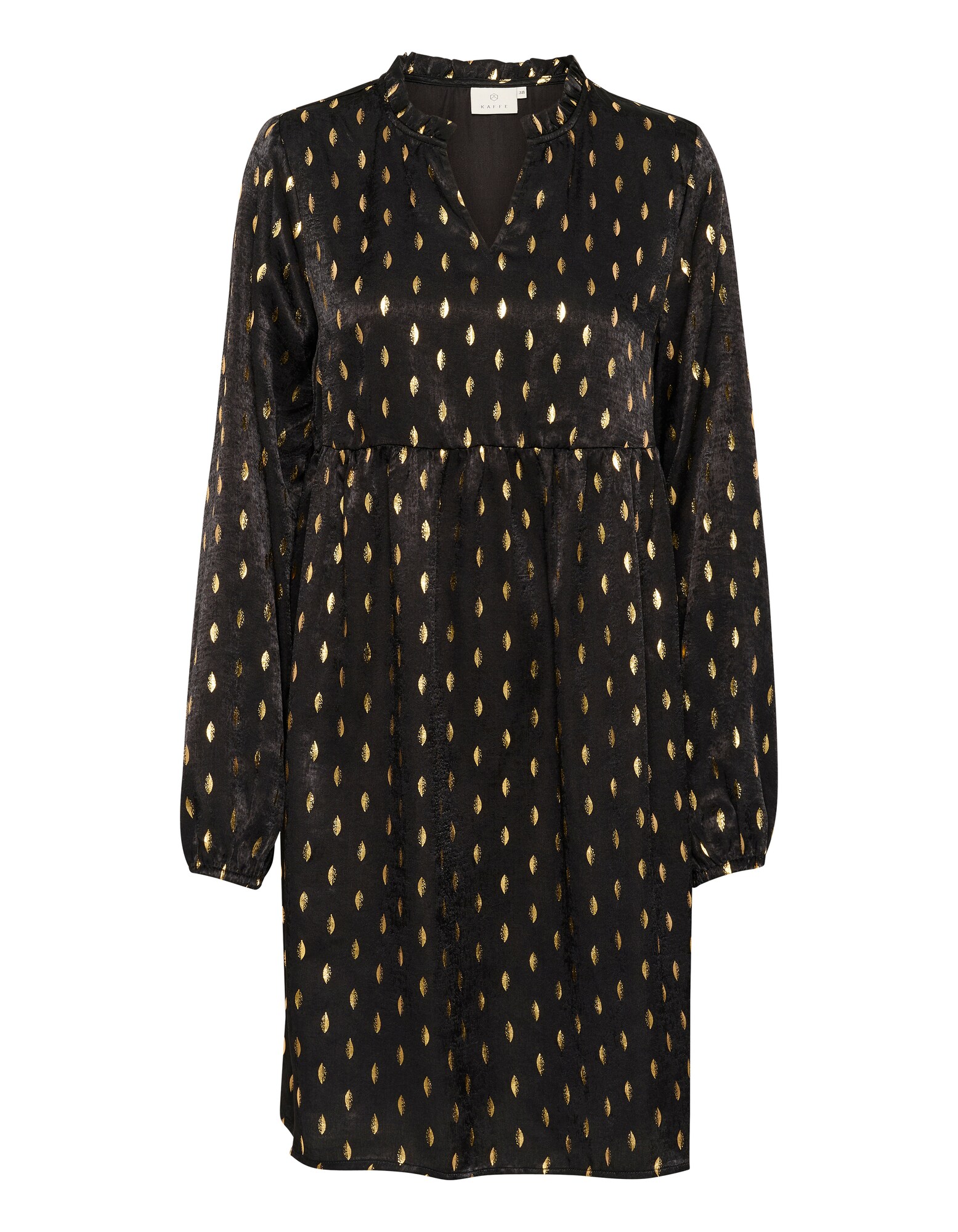 Kaffe Vestido 'Sofie'  oro / negro