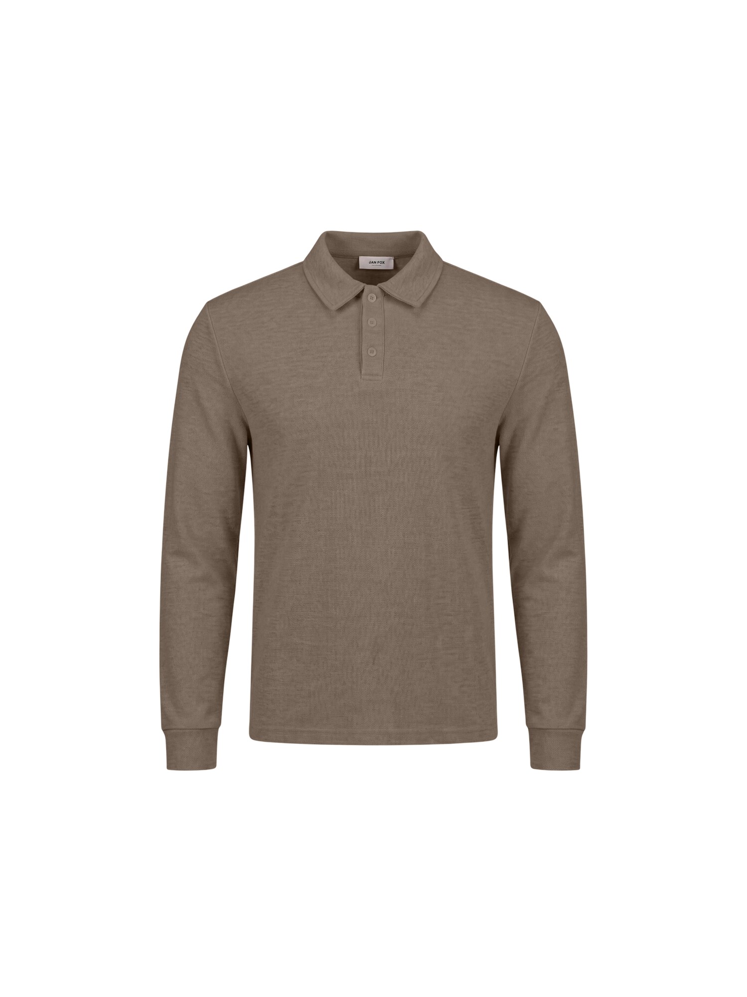 DAN FOX APPAREL Tricou Dean gri taupe