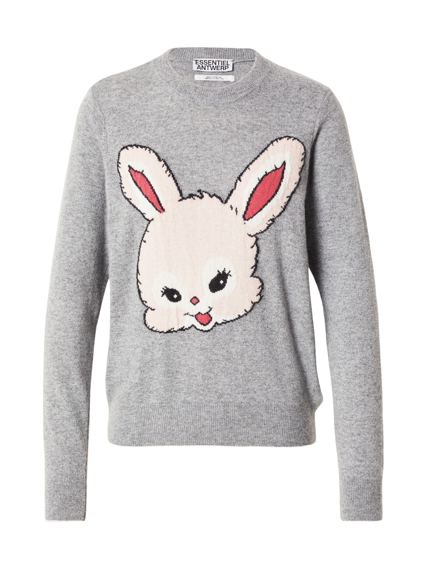Essentiel Antwerp Pulover gri amestecat / roz / negru / alb