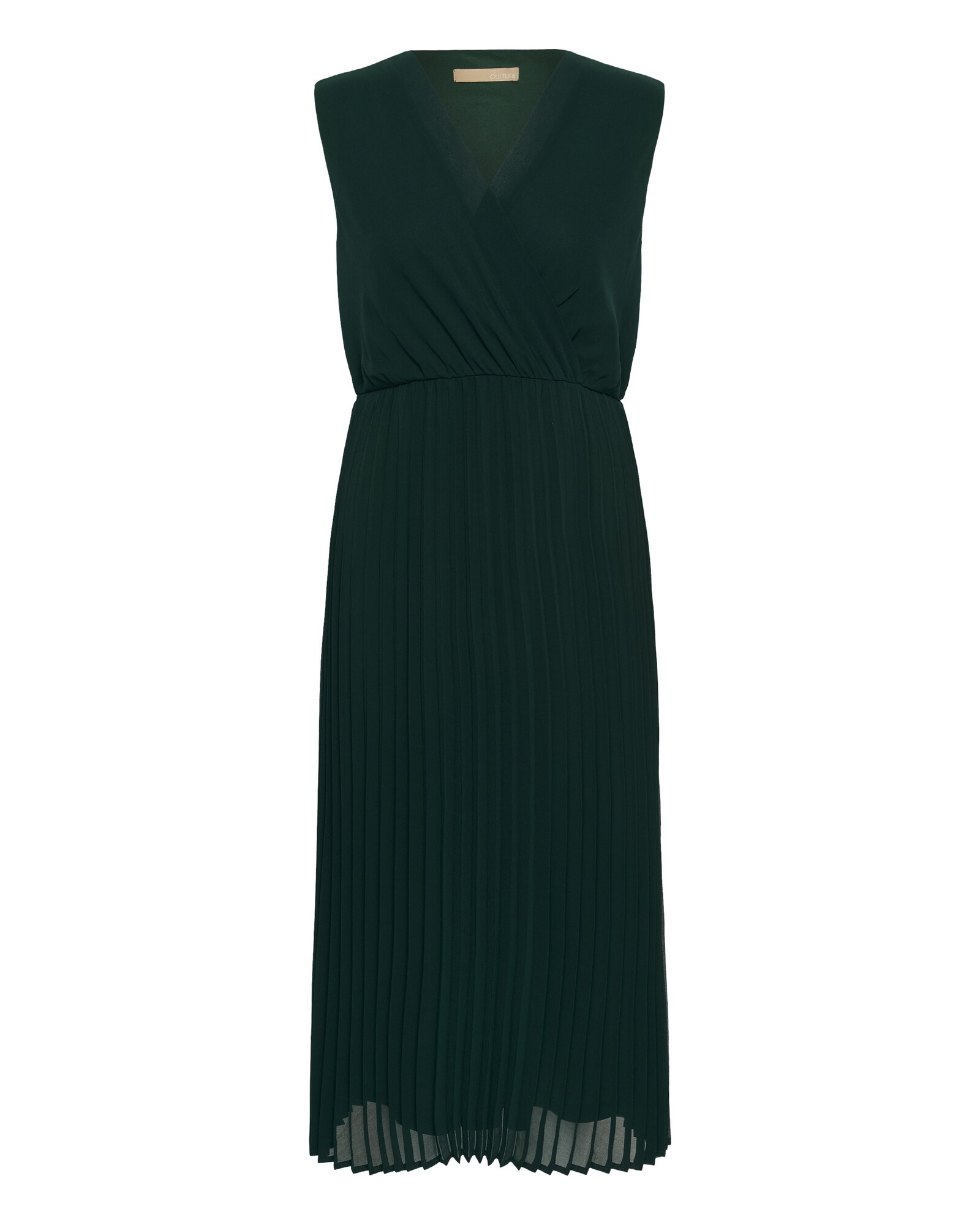 CULTURE Vestido 'CUUni SL Cheila'  verde oscuro