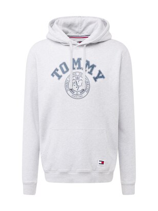 Tommy Jeans Sweatshirt Saffier / Lichtgrijs / Rood / Wit