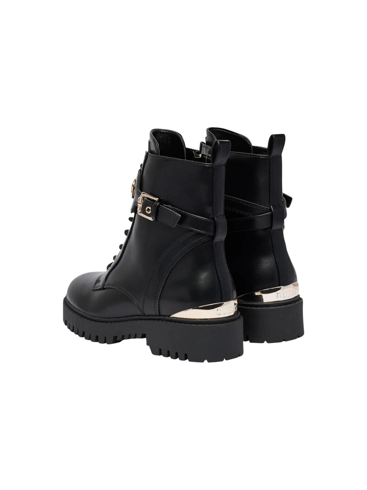 GUESS Botines con cordones 'OLANNA'  oro / negro – imagen 4