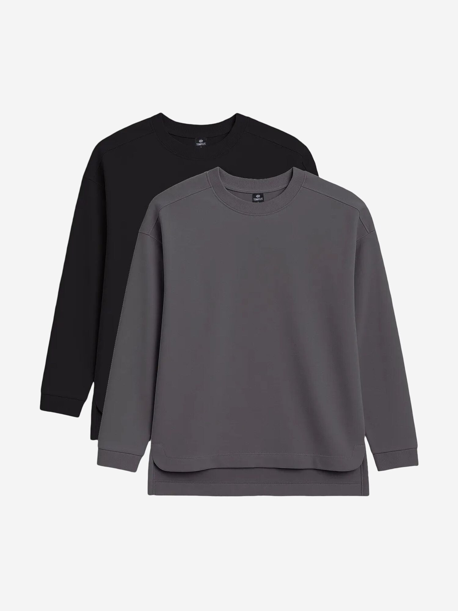 Tommy Life Sweater majica 'Oberteile' crna
