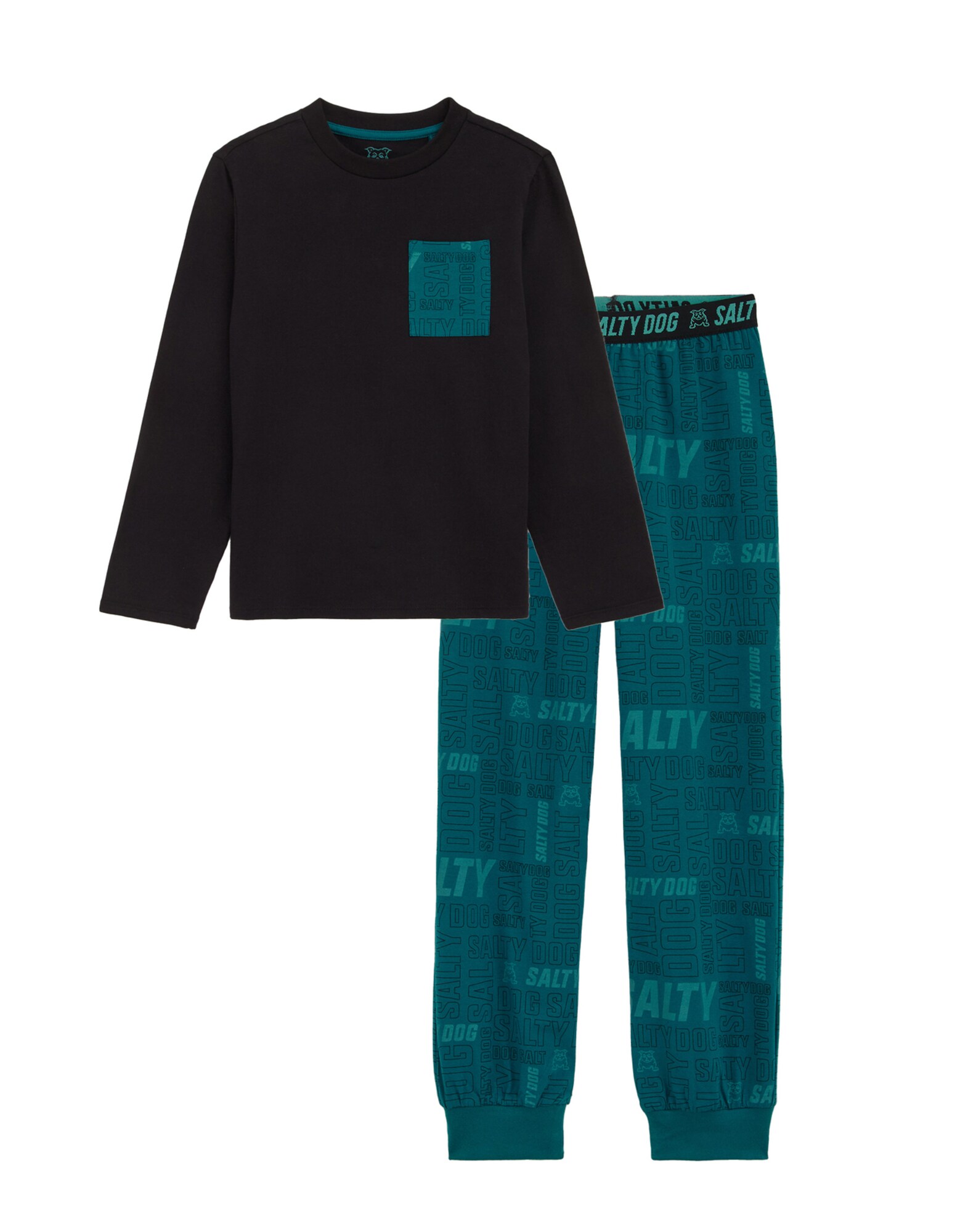 WE Fashion Ruhák alváshoz  benzin / fekete akciós termékkép 1