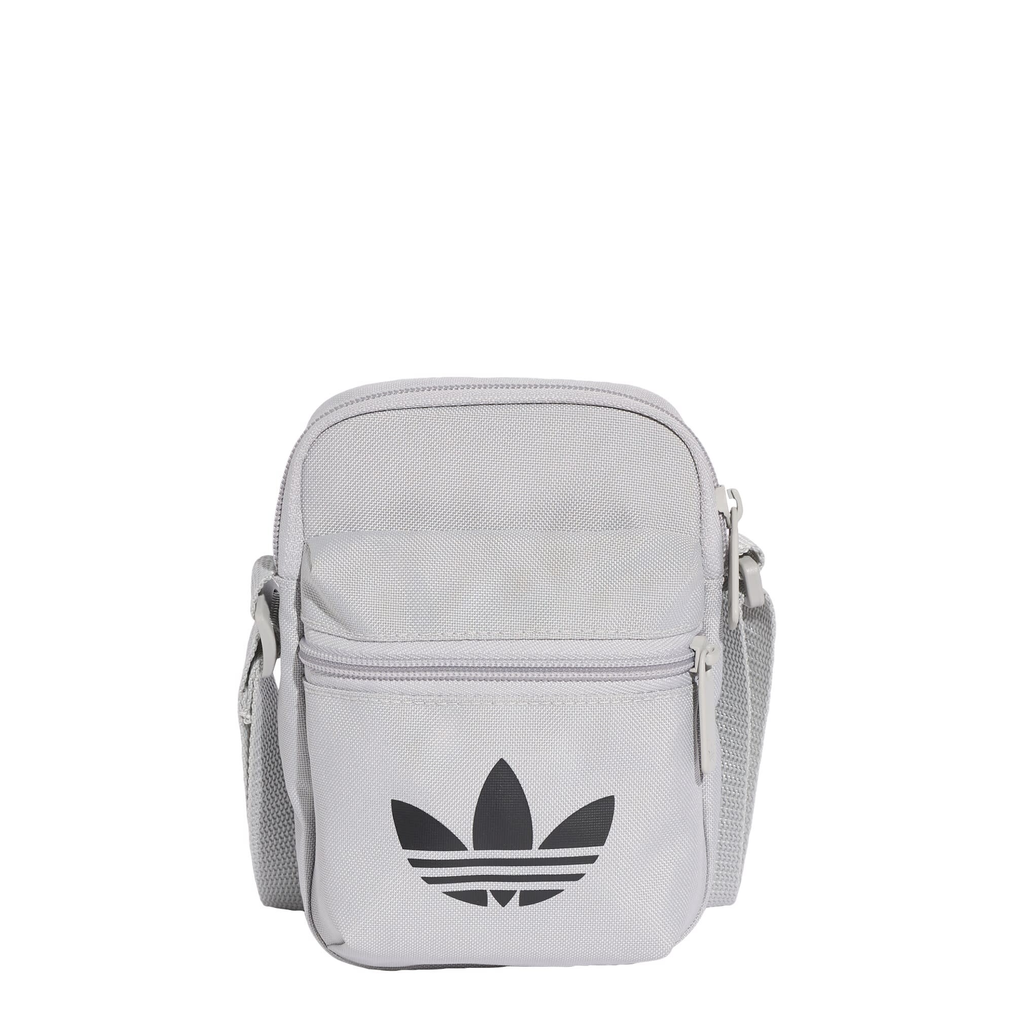 ADIDAS ORIGINALS Taška cez rameno 'Adicolor Classic Festival'  svetlosivá / čierna