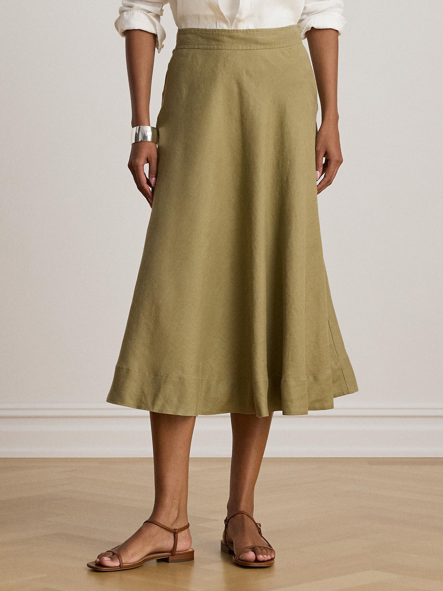 Lauren Ralph Lauren Falda  caqui – imagen 4