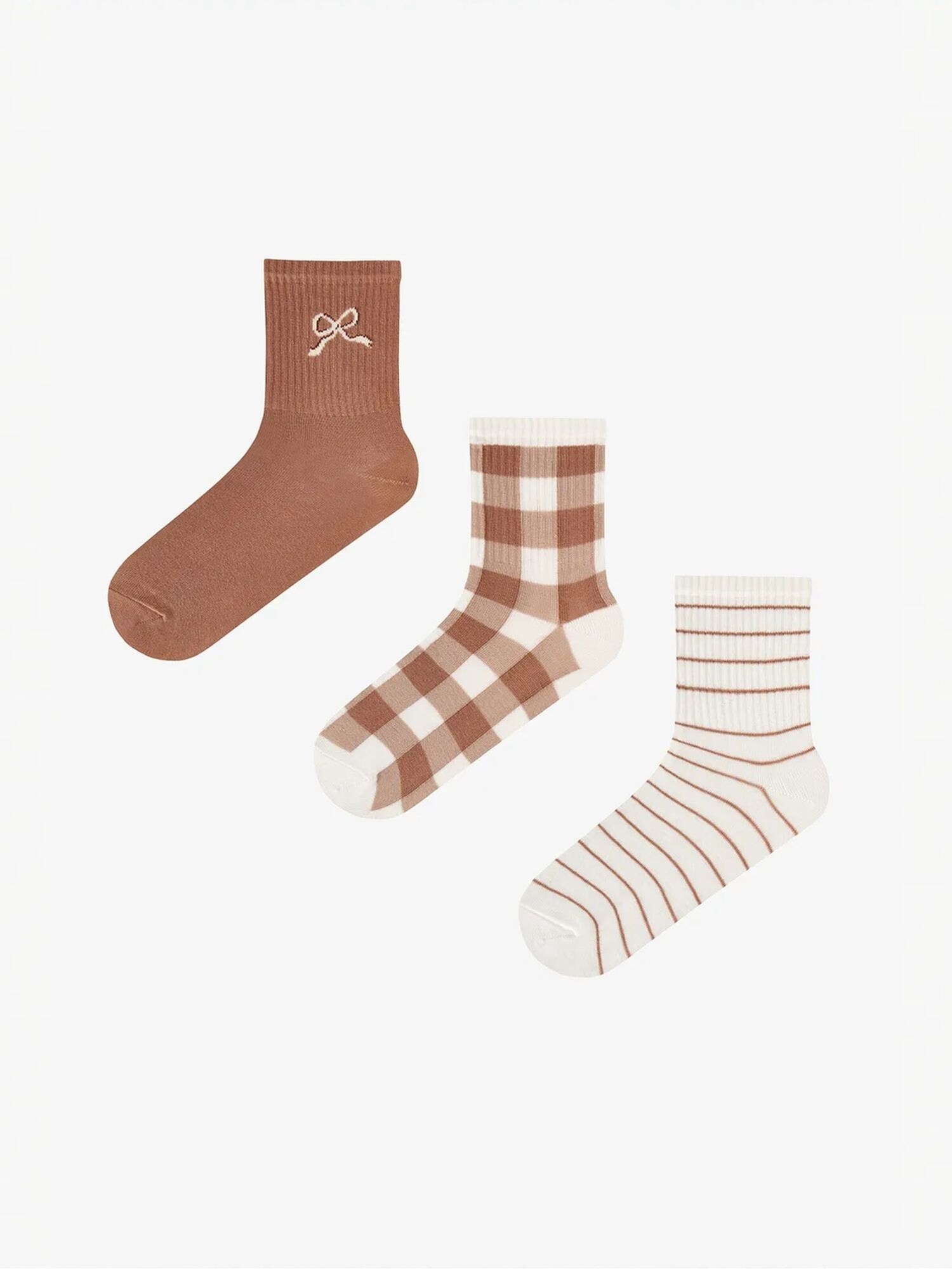 Penti Čarape 'PENTI Crew-Socken im Bowtie-Muster, 2er-Pack' miks boja