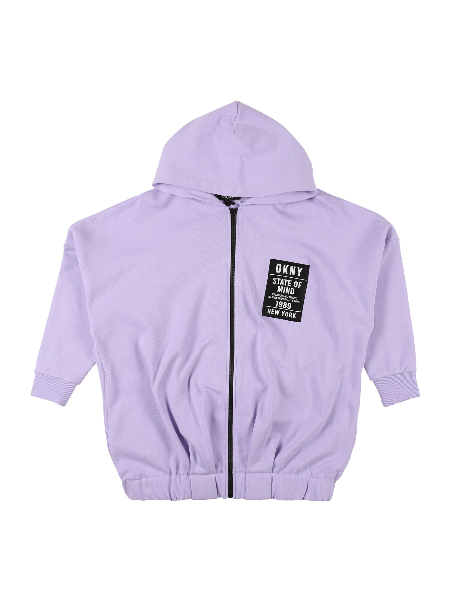DKNY Džemperis rausvai violetinė spalva / juoda