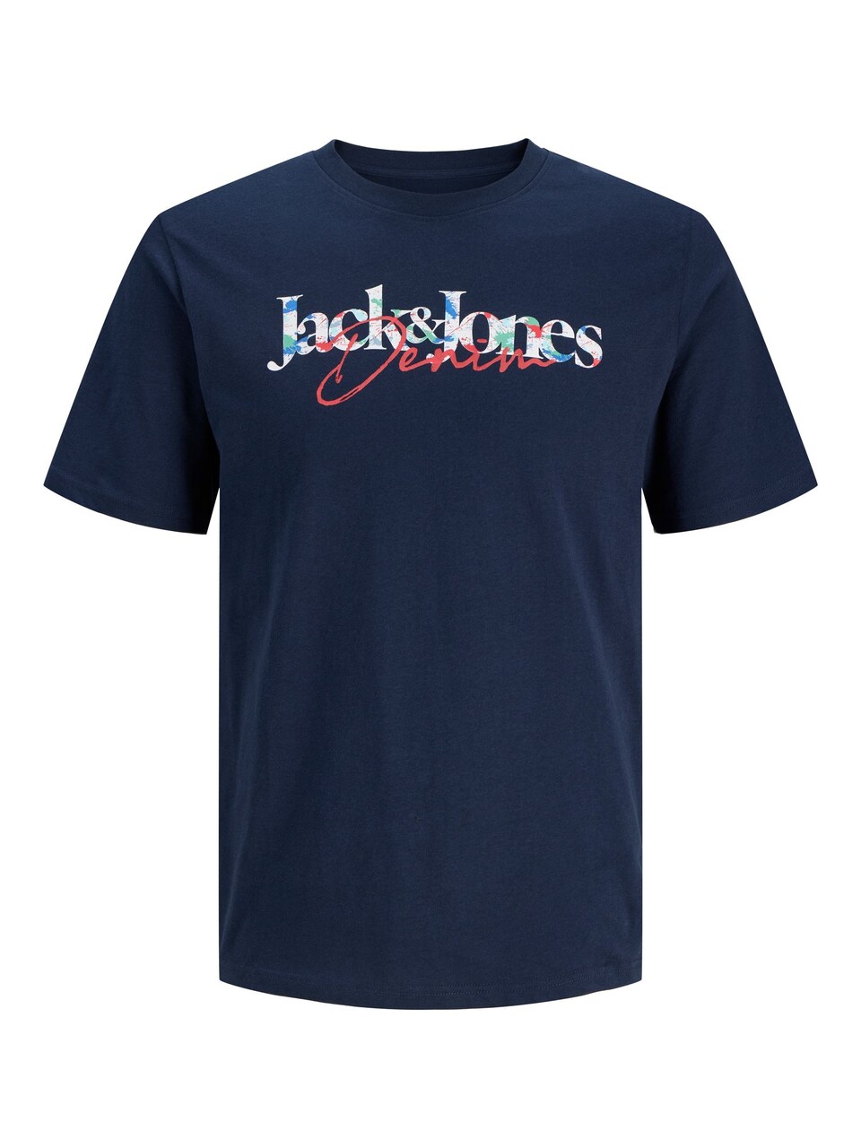 T-shirt 'JJTOM' marinblå / royalblå / röd