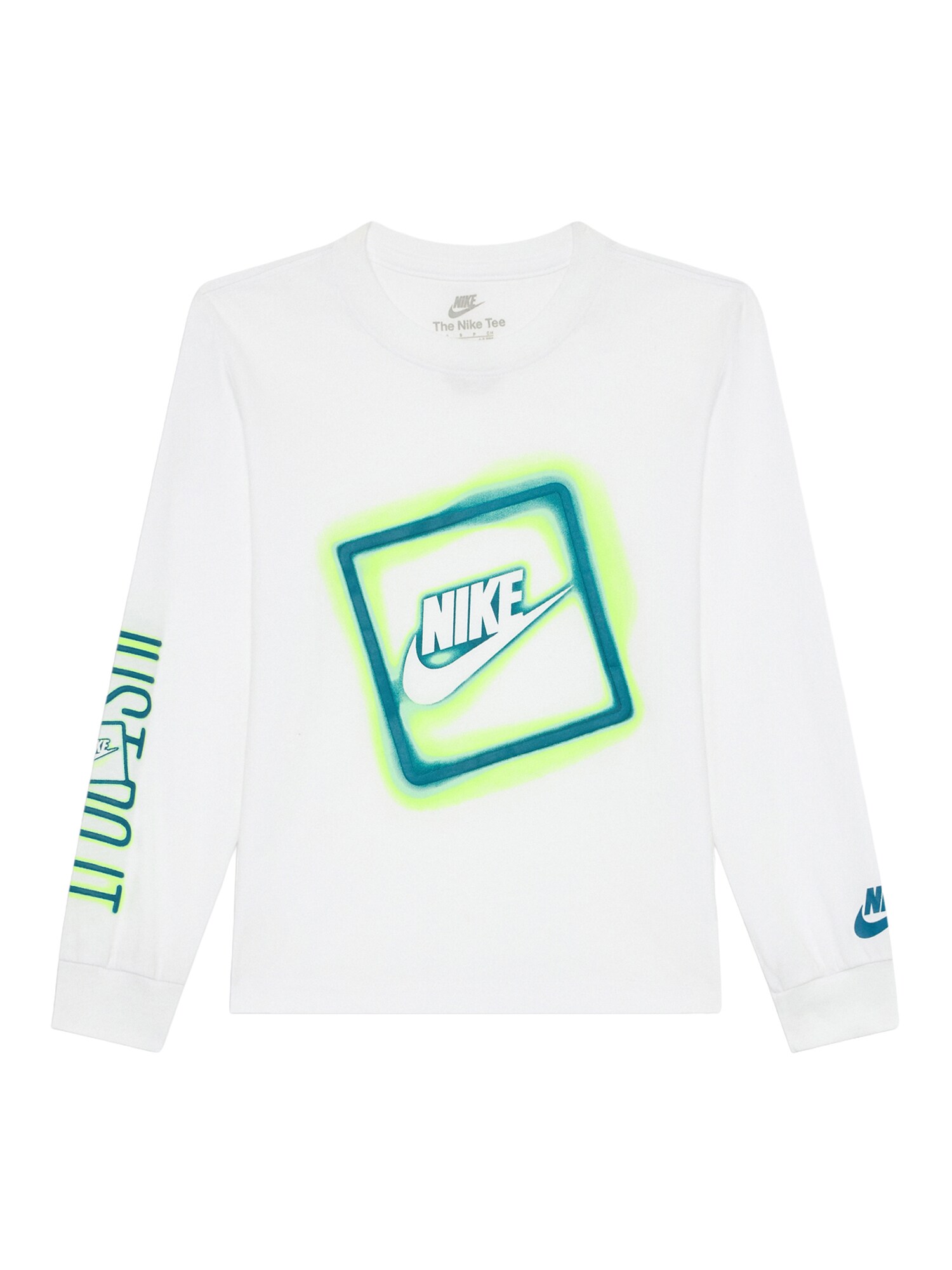Nike Sportswear Tricou NEON BOX FUTURA  galben deschis / verde / alb