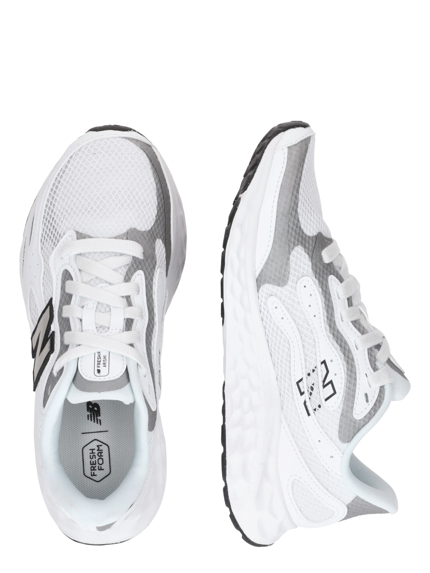 new balance Futócipők 'Arishi v4'  szürke / fekete / fehér termék 2. képe