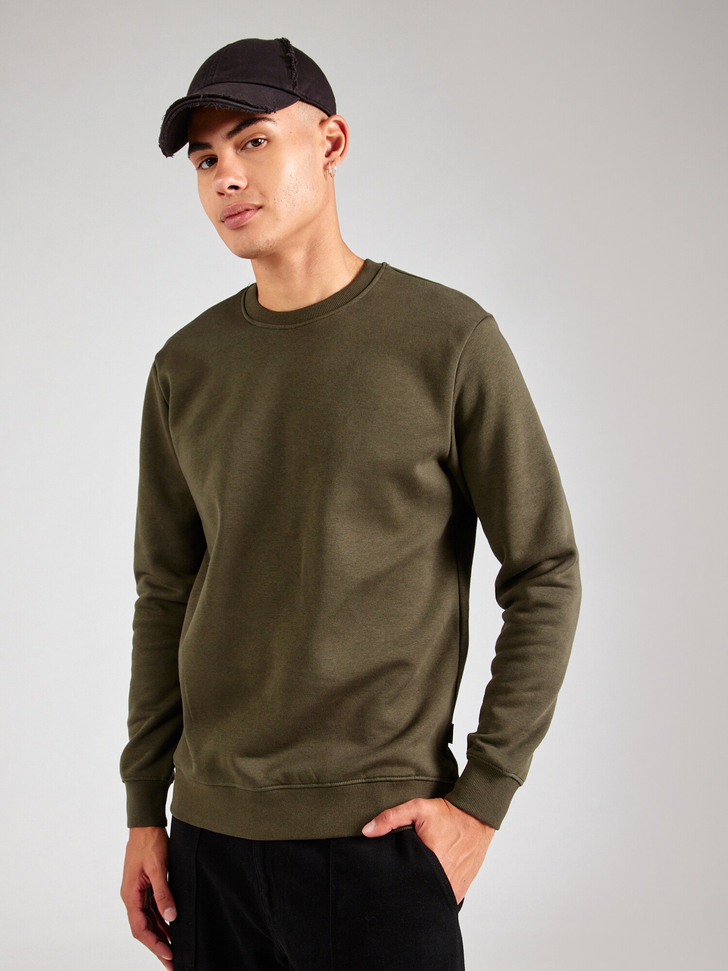 Only & Sons Tréning póló 'CONNOR'  khaki / sötétzöld termék 2. képe
