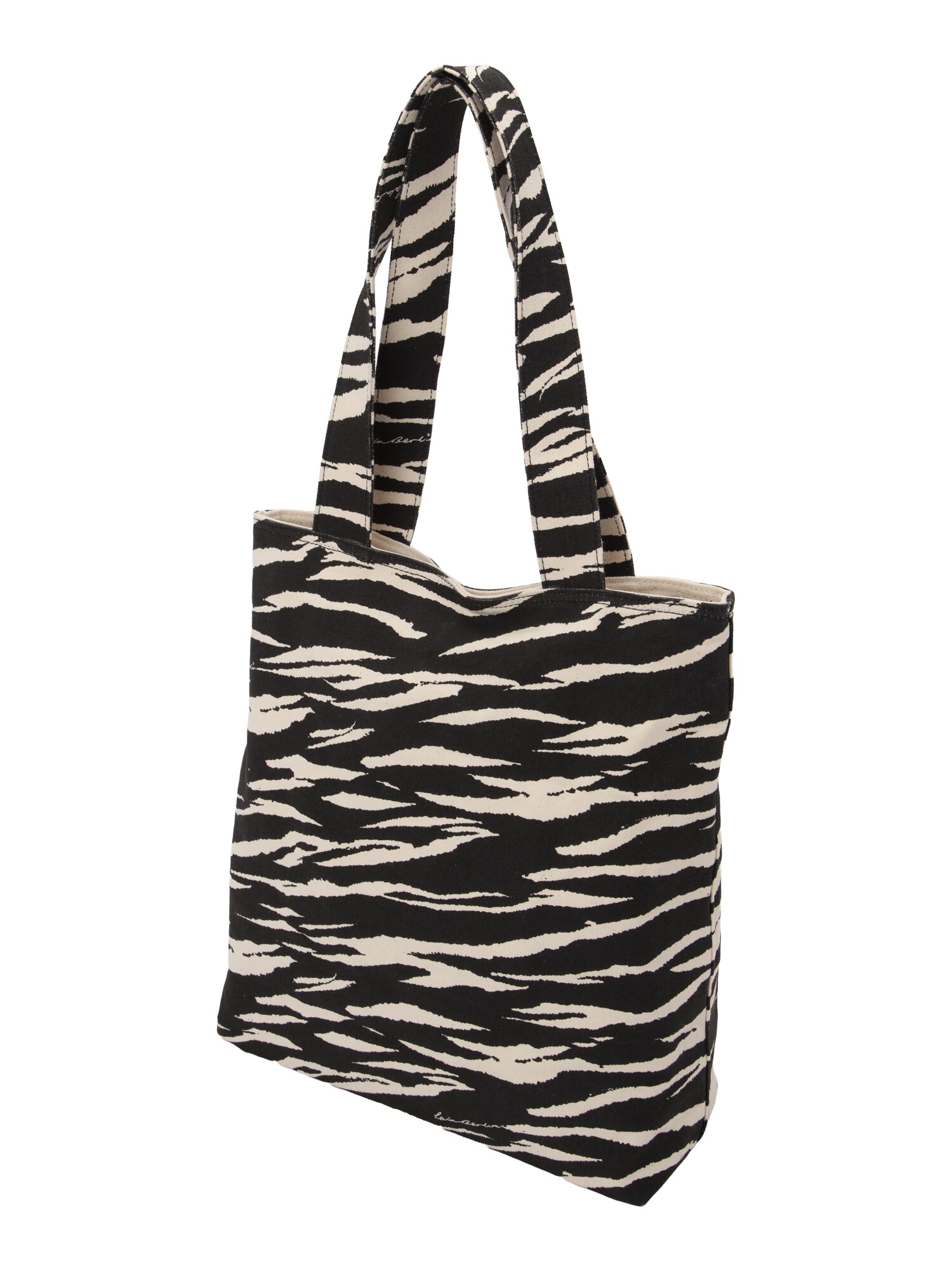 Lala Berlin Shopper 'Tote Carmela' ecru / schwarz